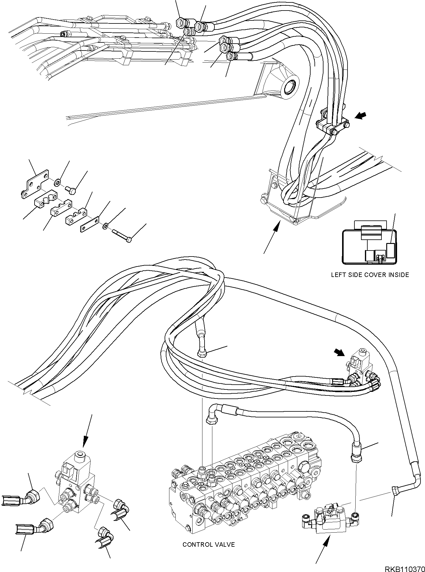 Шланг 2A1-973-1940 KOMATSU