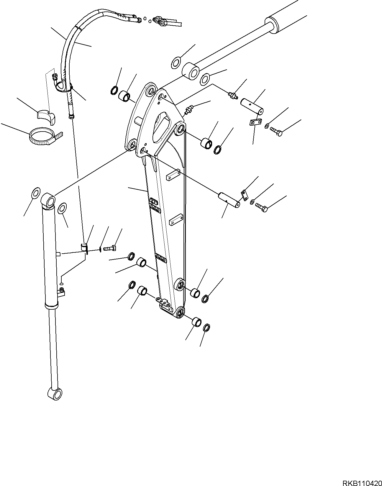 ARM, ASSEMBLY 2A1-973-1900 KOMATSU