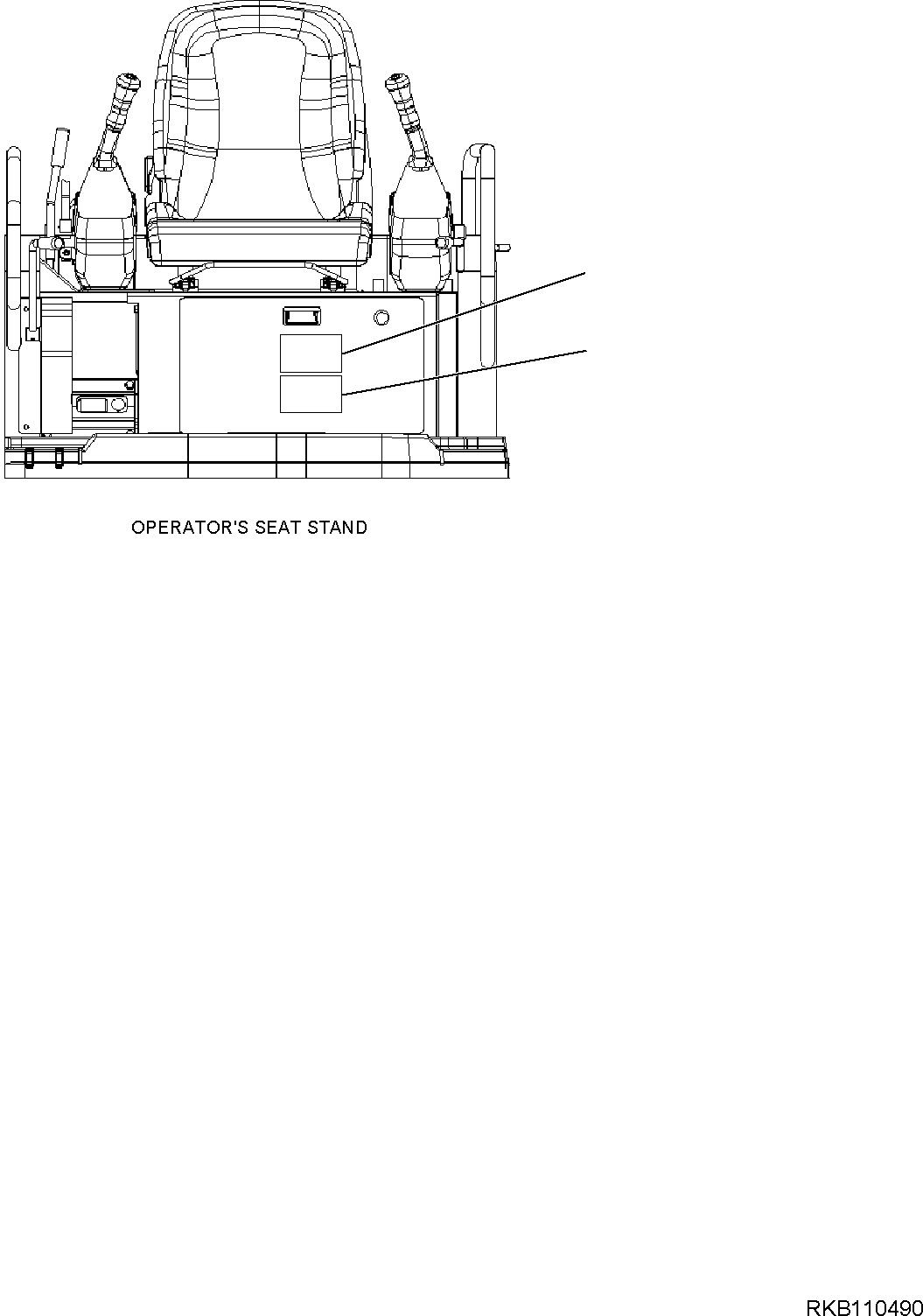 DECAL, LIFTING CAPACITY 2A1-973-2120 KOMATSU