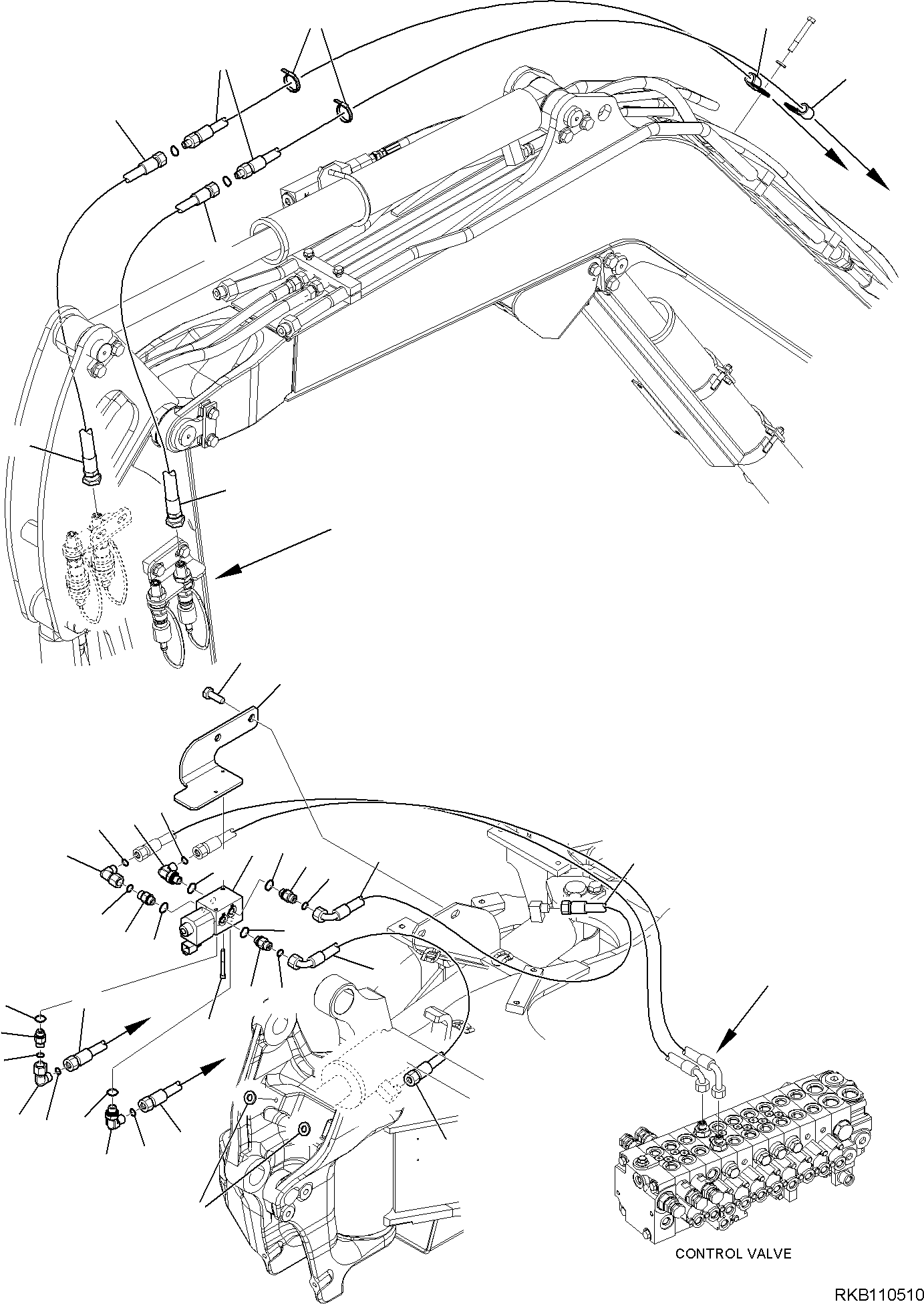 Шланг 2A1-62-13320 KOMATSU