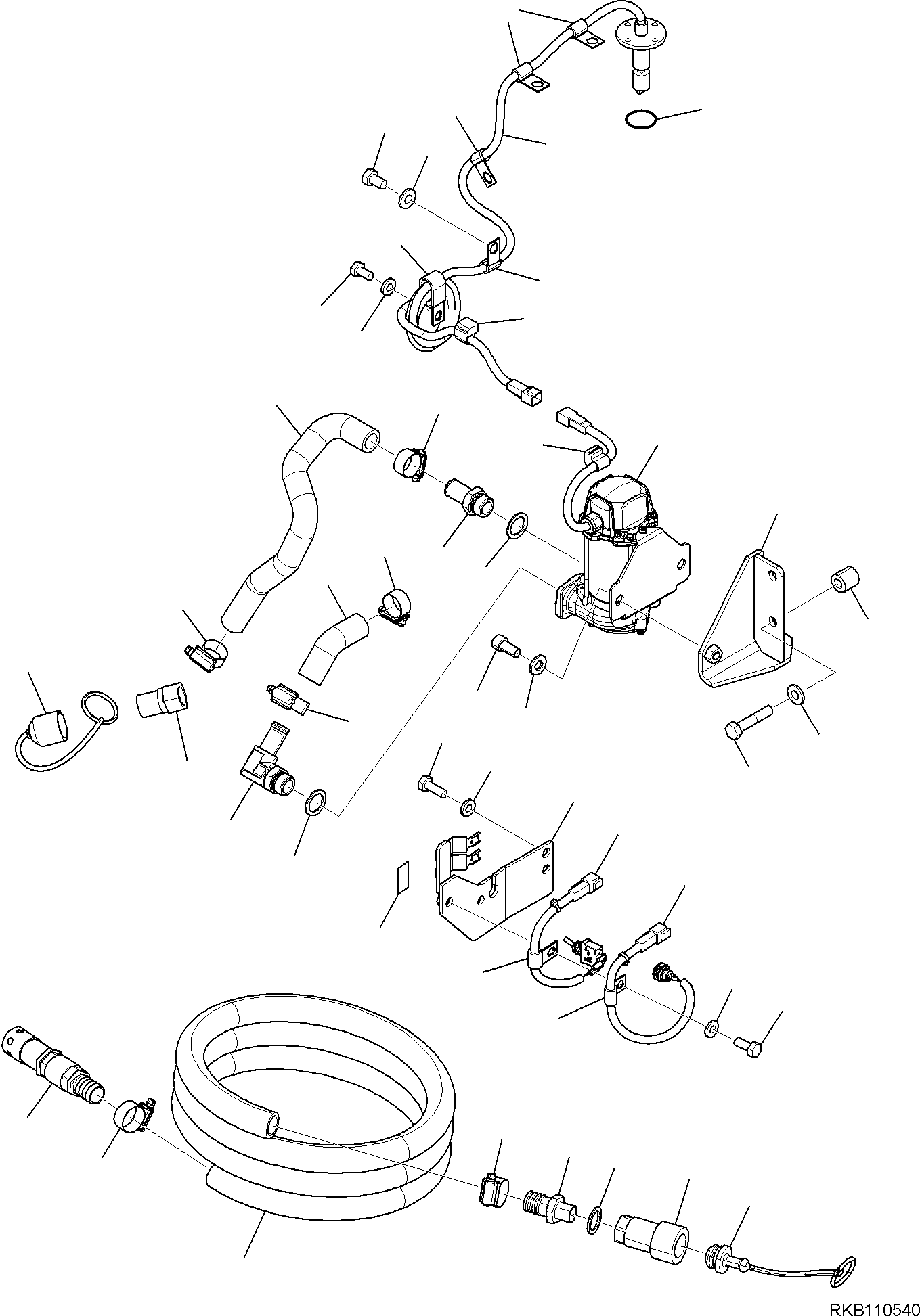 SWITCH BOX, ASSEMBLY 22B-06-42511 KOMATSU