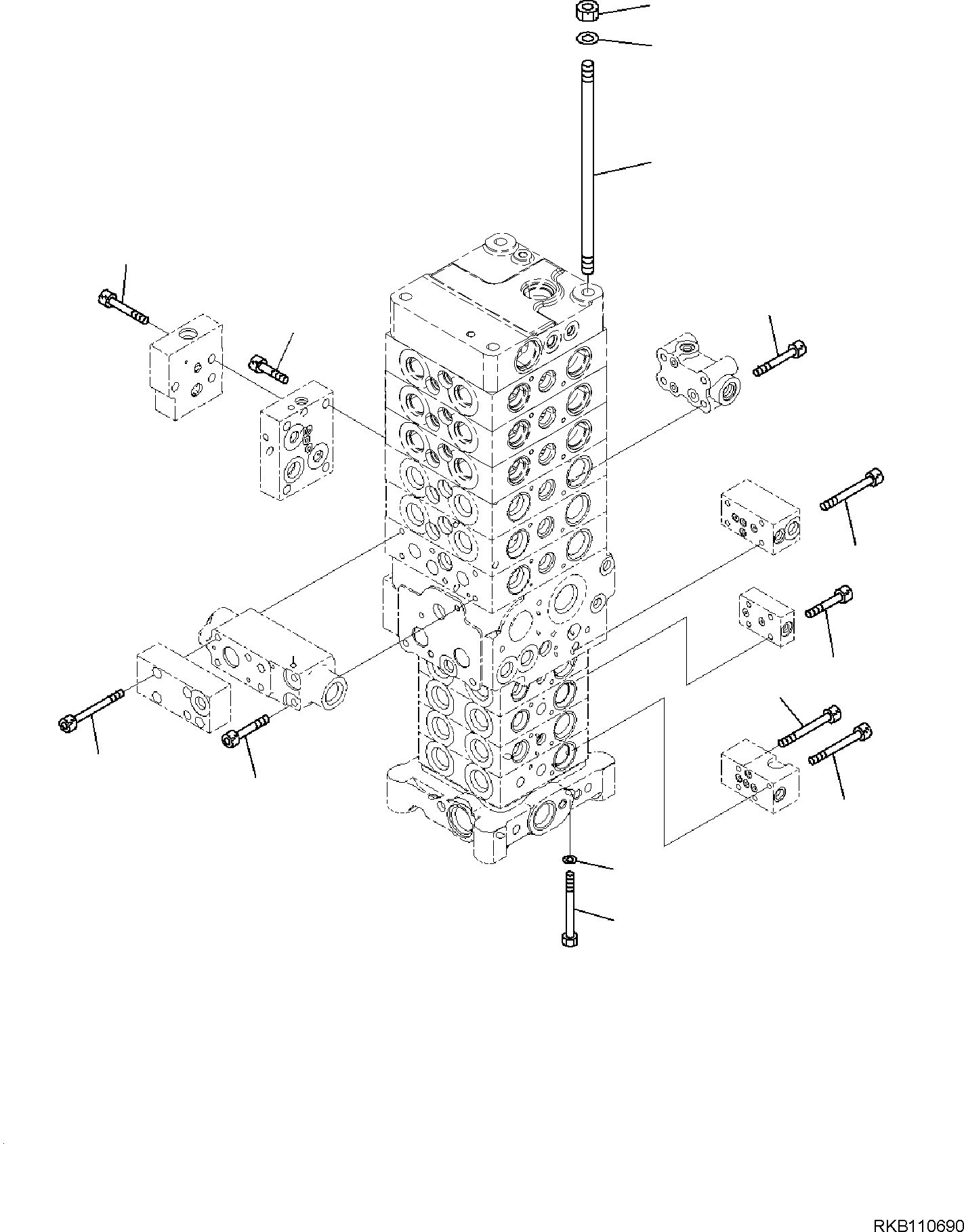 STUD, ASSEMBLY 723-50-16600 KOMATSU