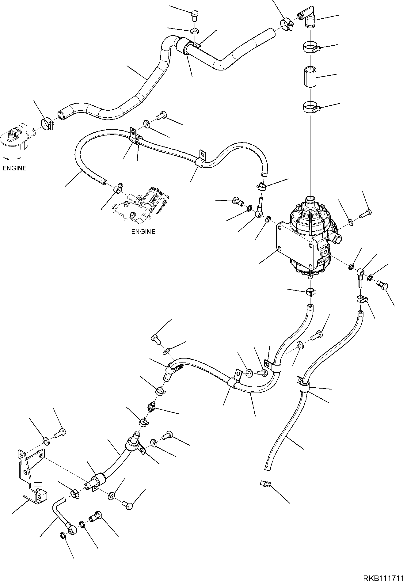 Шланг 227-01-35170 KOMATSU