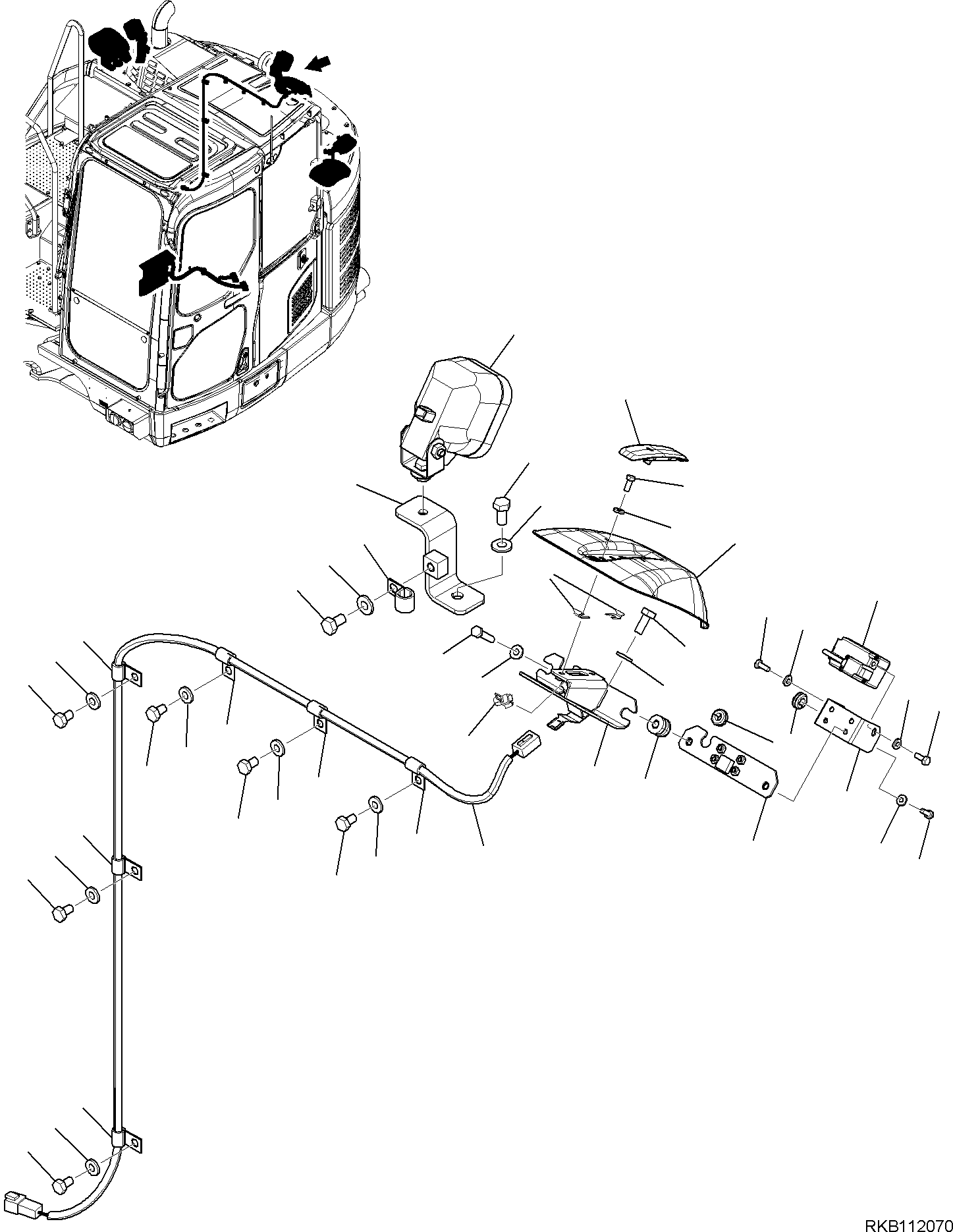 Жгут проводов 227-06-31271 KOMATSU