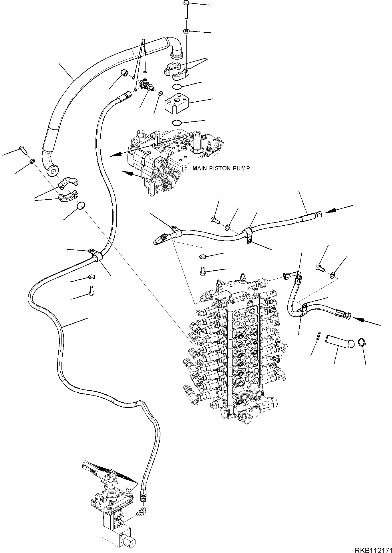 Шланг 02756-00228 KOMATSU