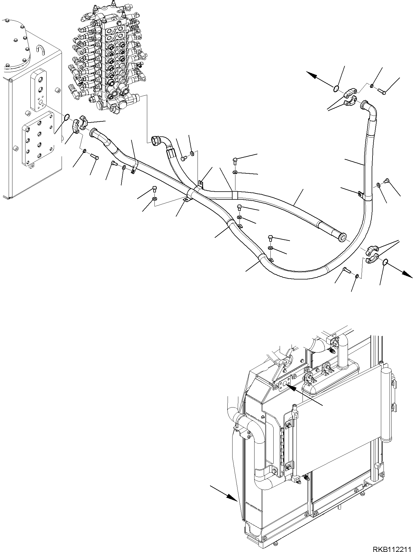 Шланг 227-62-31121 KOMATSU