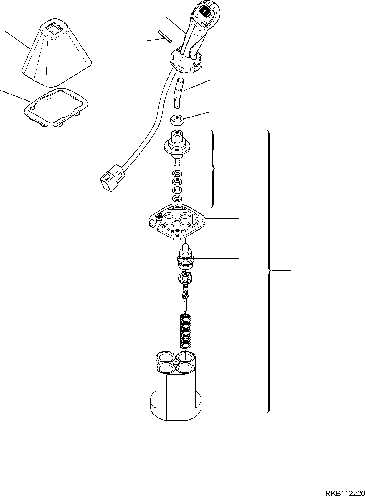PPC VALVE, SUBASSEMBLY 2A1-62-13110 KOMATSU