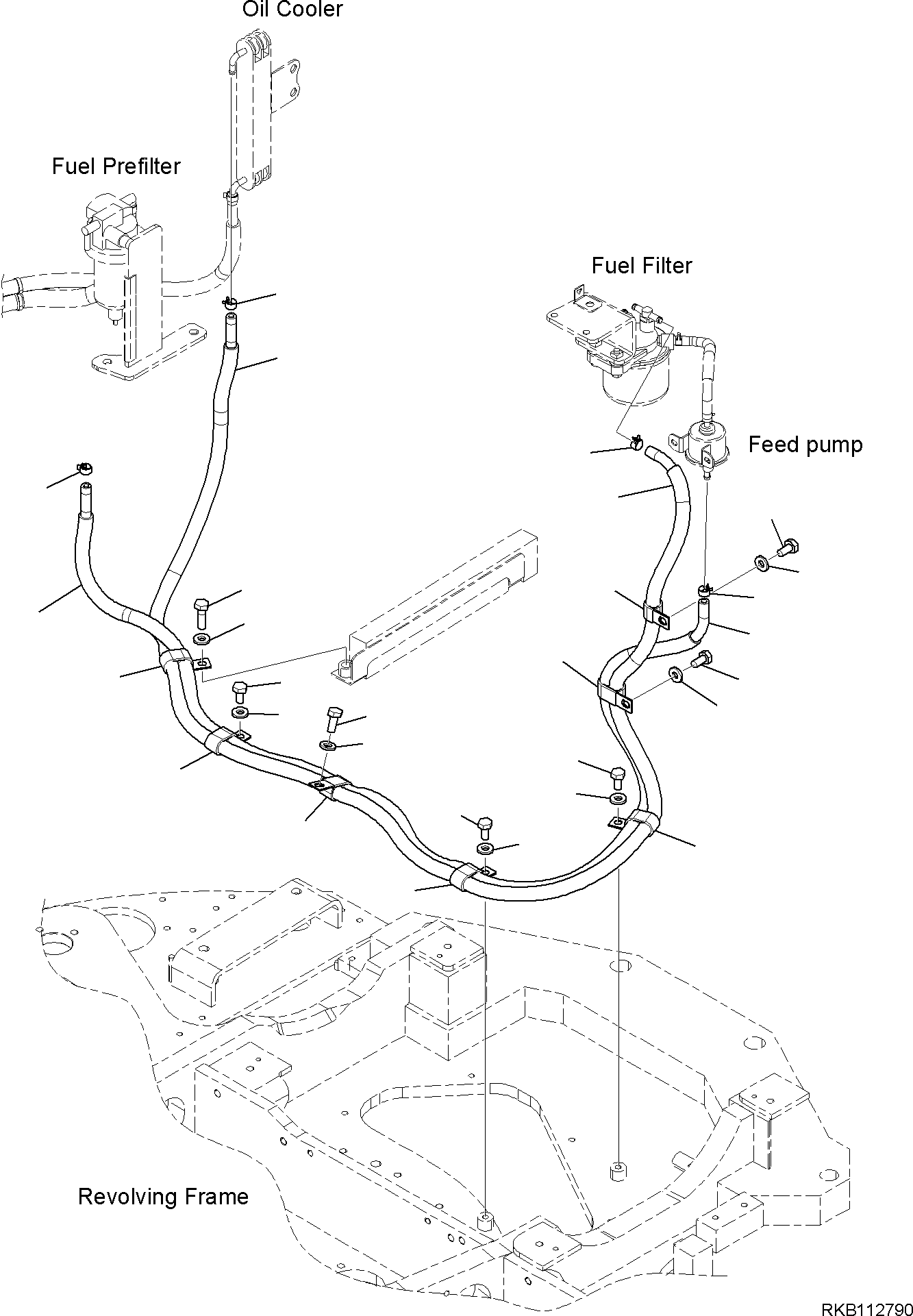 HOSE, ASSY. 22N-04-51240 KOMATSU