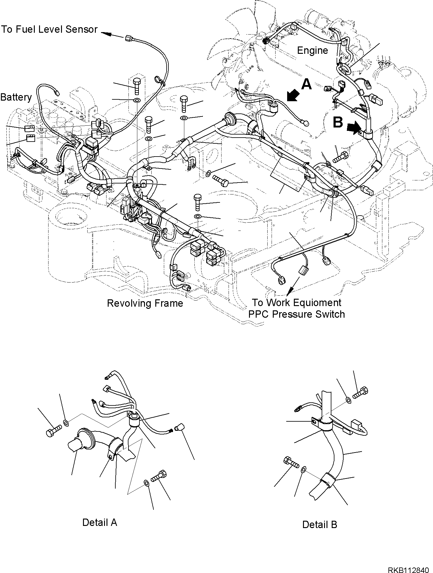 Жгут проводов 22N-06-55111 KOMATSU