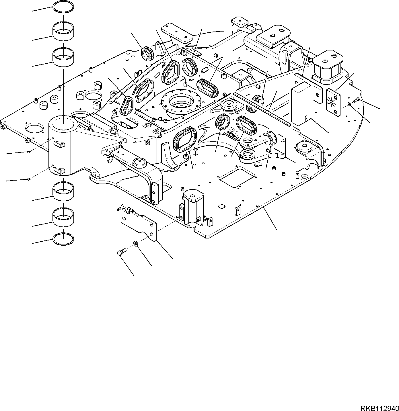 Проходная втулка 227-46-32151 KOMATSU