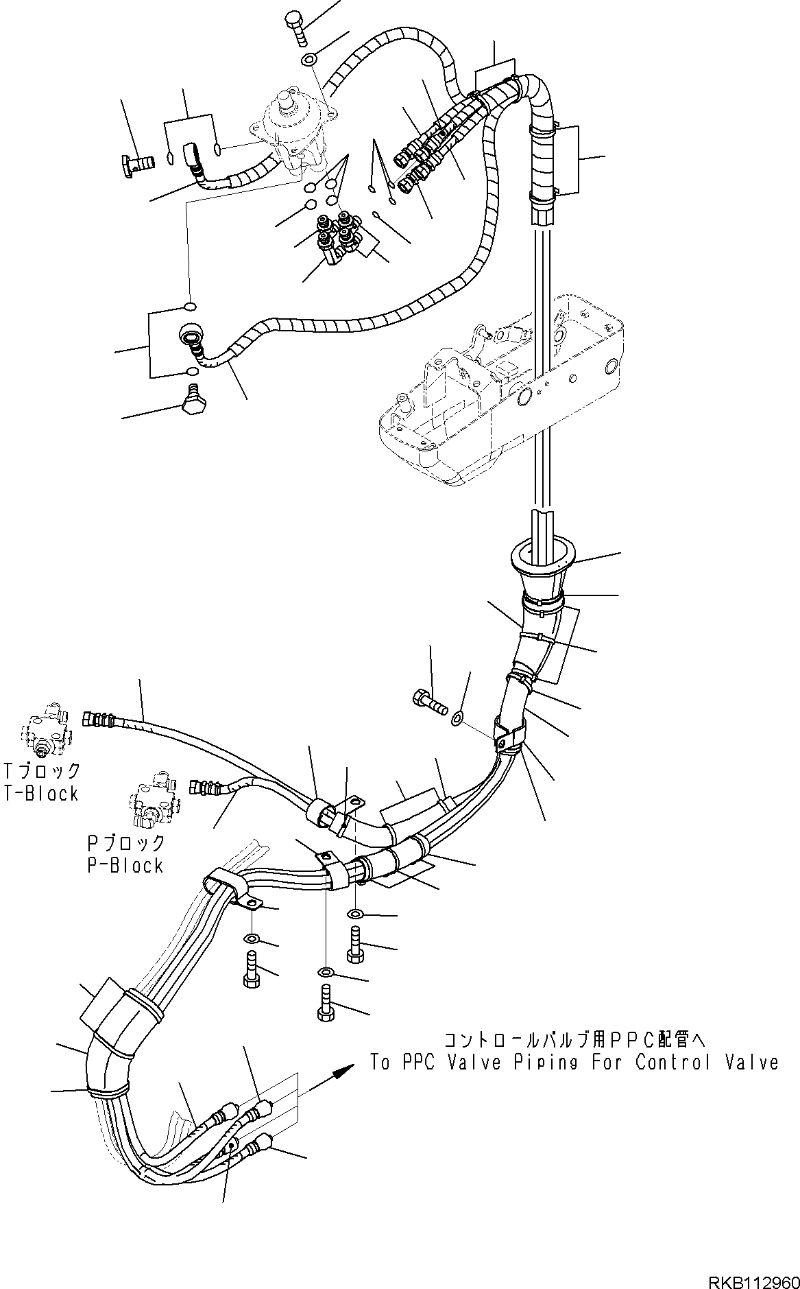 Шланг 22N-62-R3810 KOMATSU