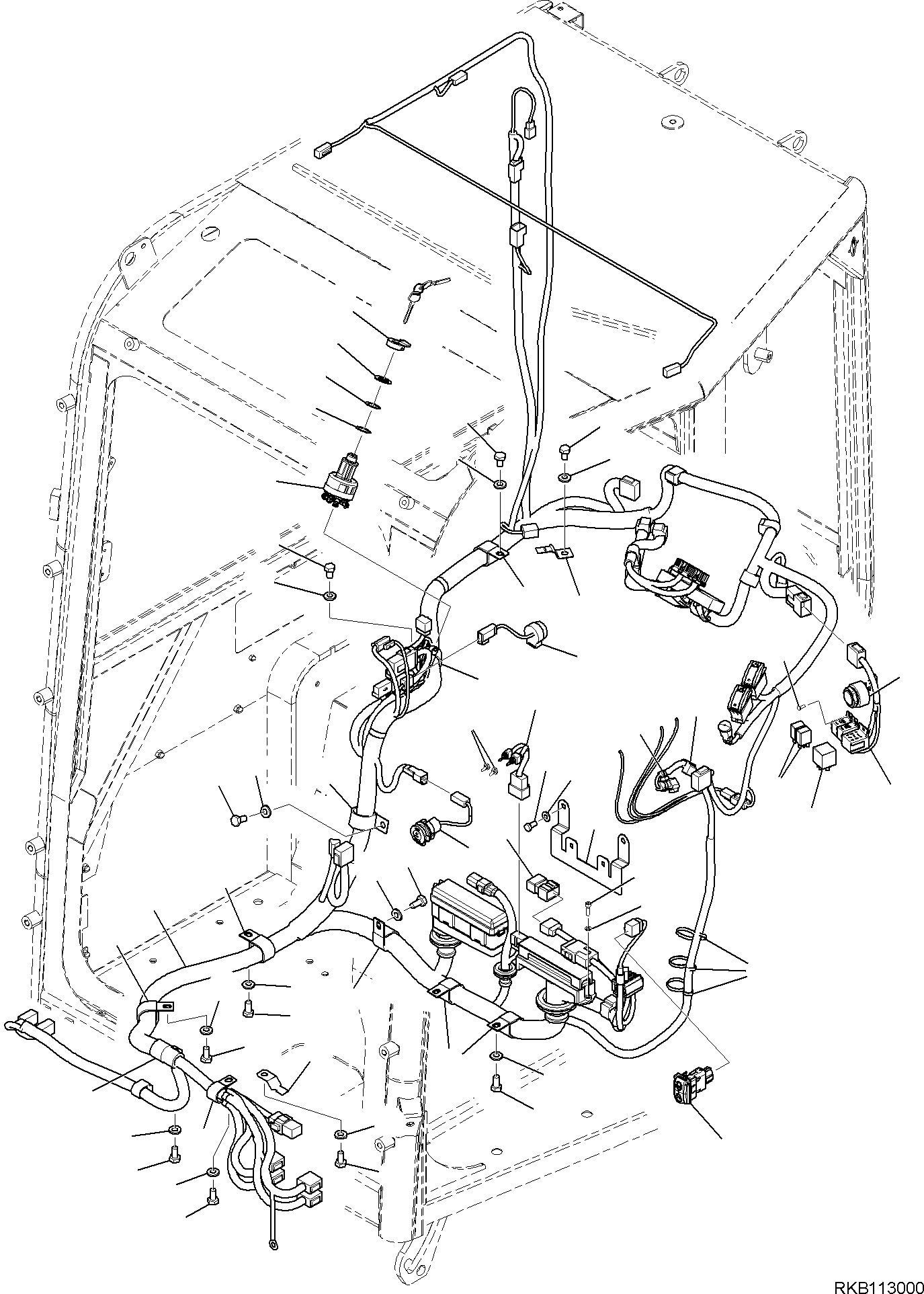 Жгут проводов 22N-06-59310 KOMATSU