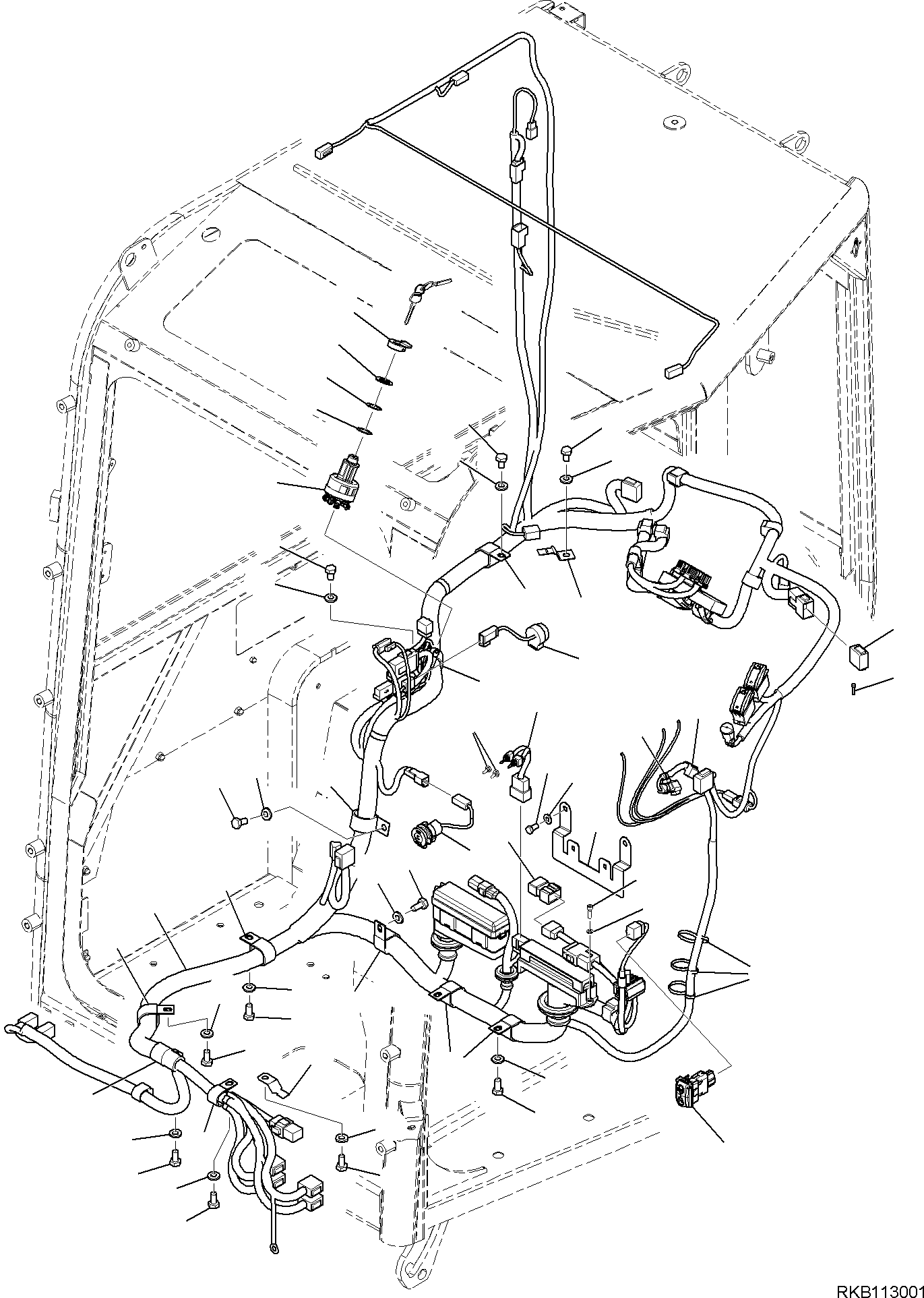 Жгут проводов 22N-06-59311 KOMATSU