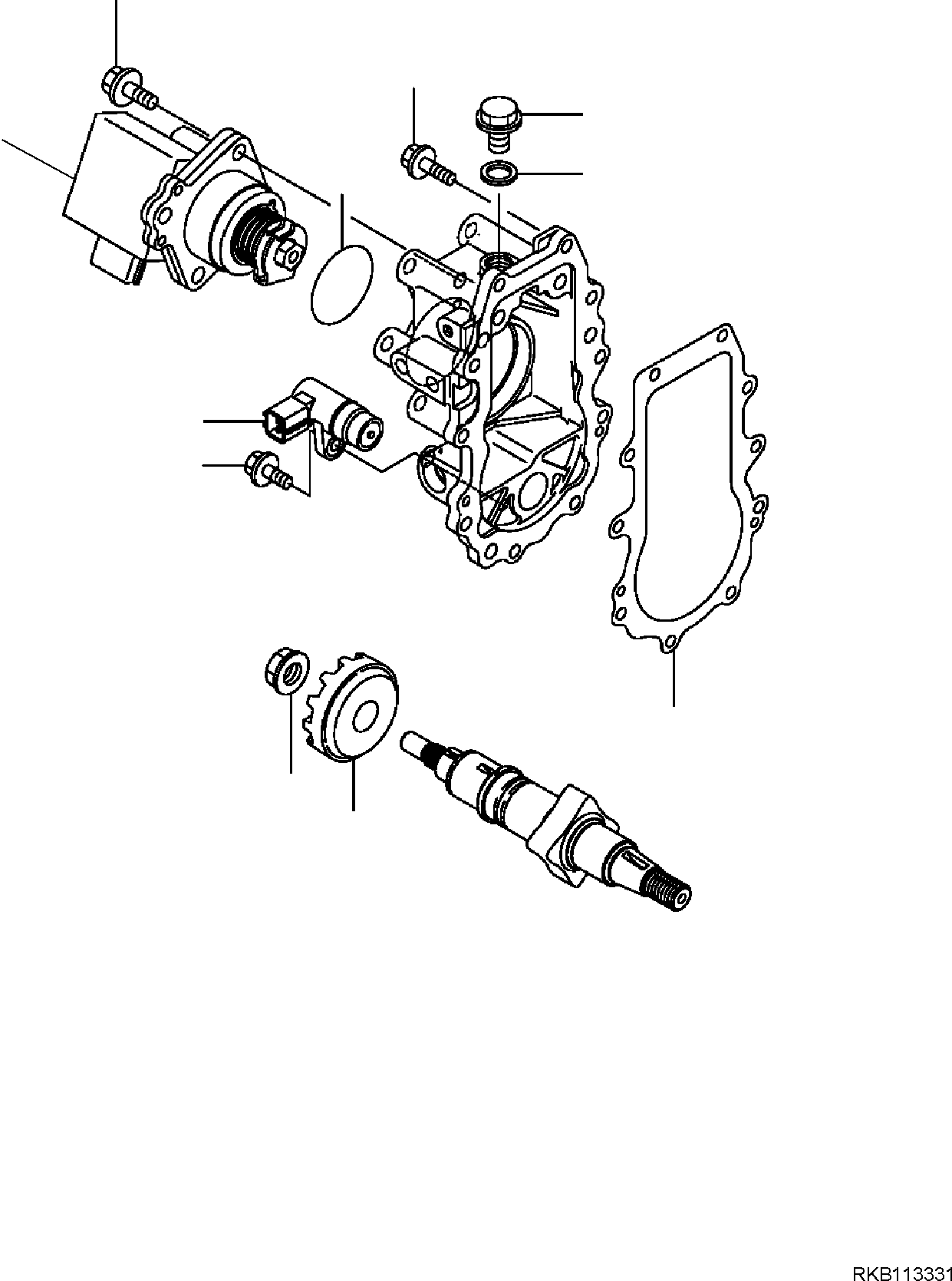 Исполнительный механизм YM129927-61601 KOMATSU