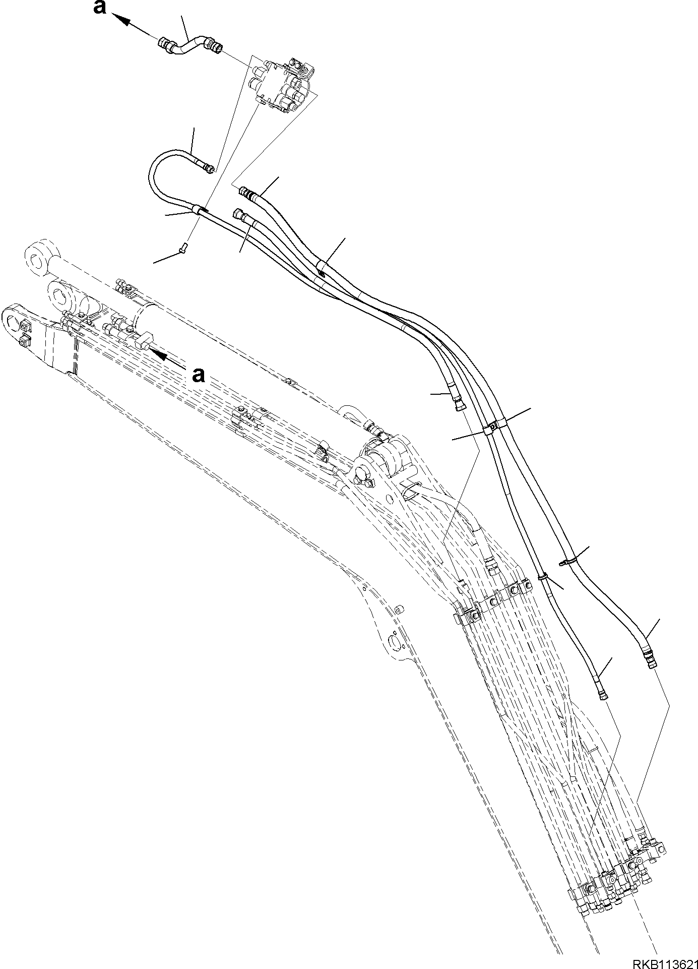 Шланг 22M-62-51610 KOMATSU