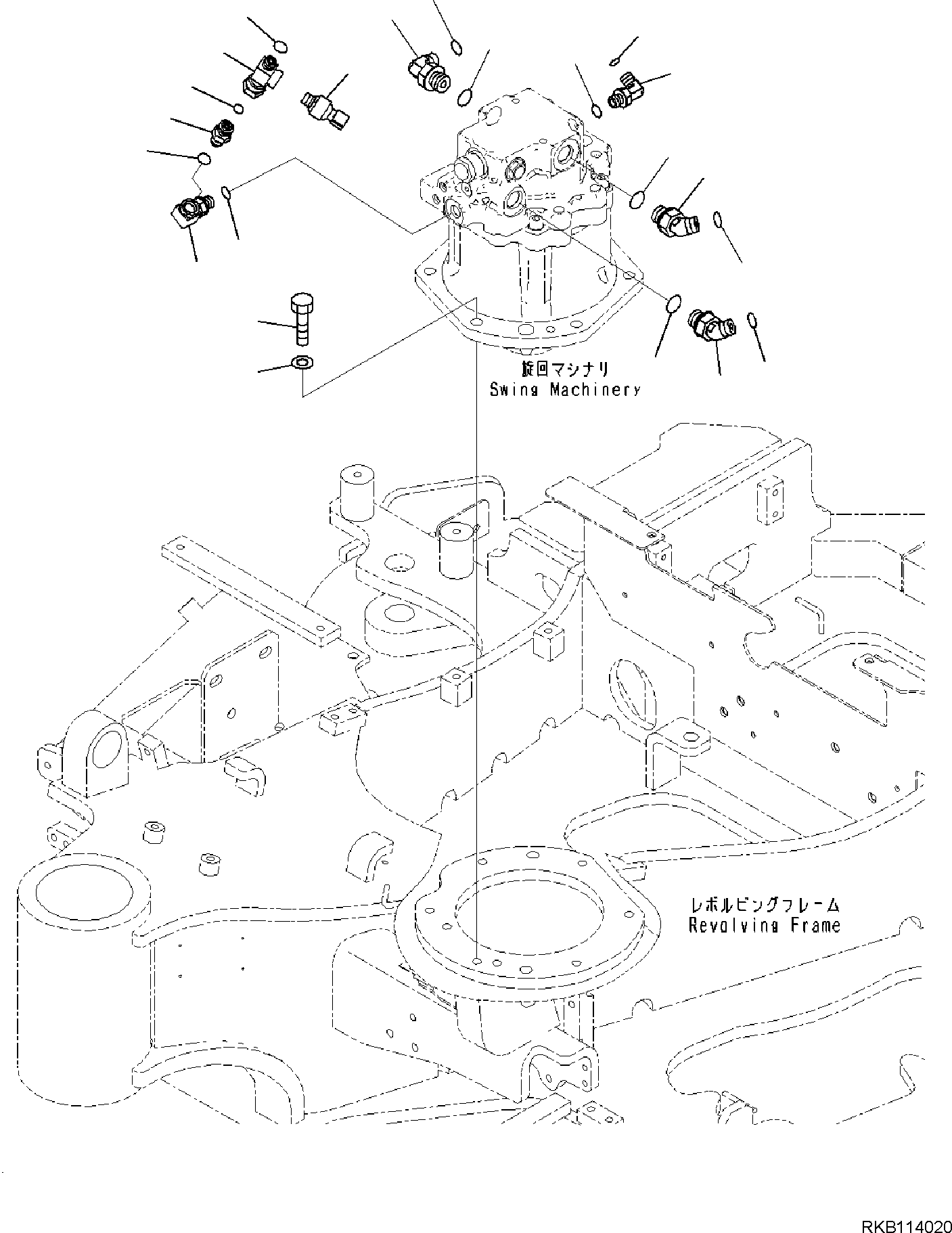 Тройник 22F-62-R5220 KOMATSU