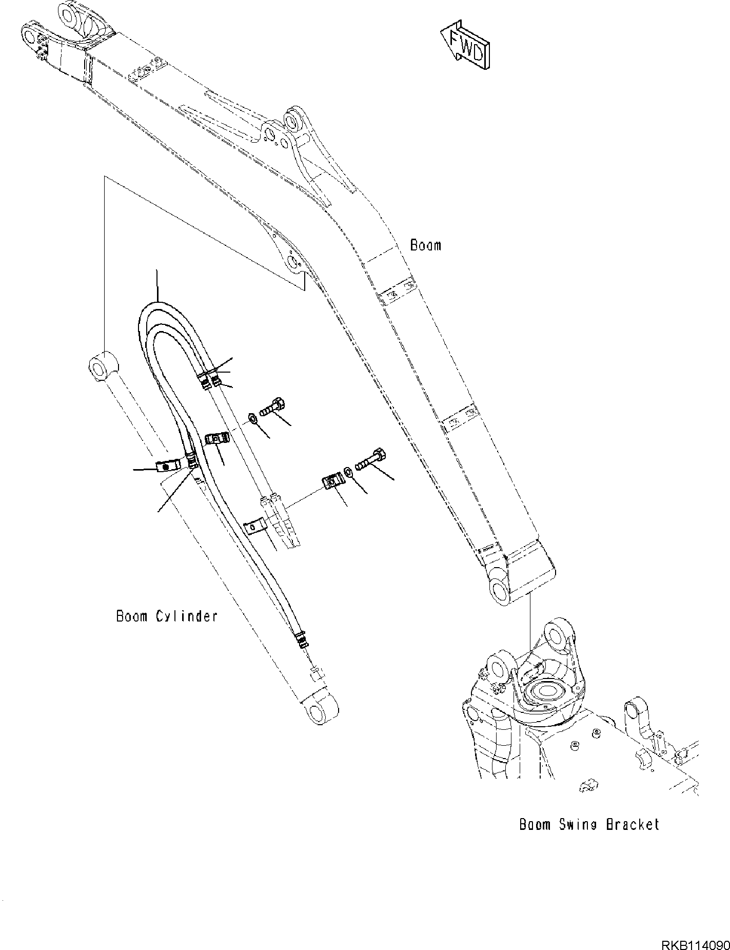 HOSE, ASSEMBLY 22F-62-32362 KOMATSU