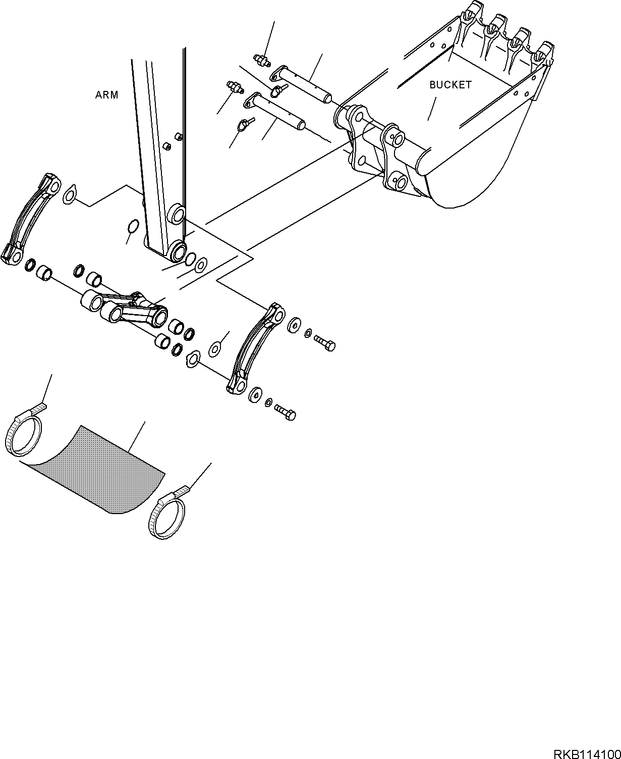 Палец 21X-70-R4120 KOMATSU