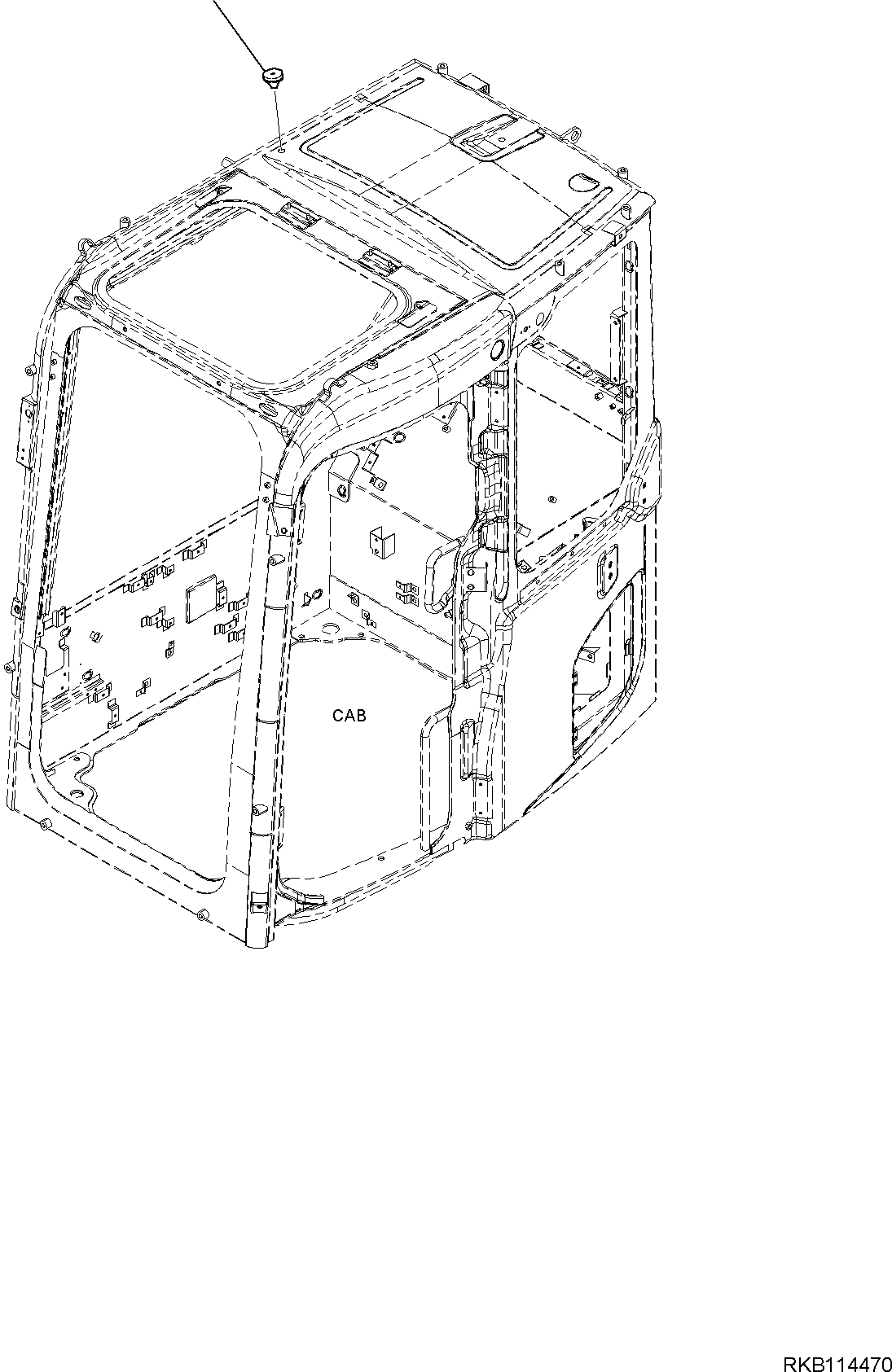 Проходная втулка 21D-06-41690 KOMATSU