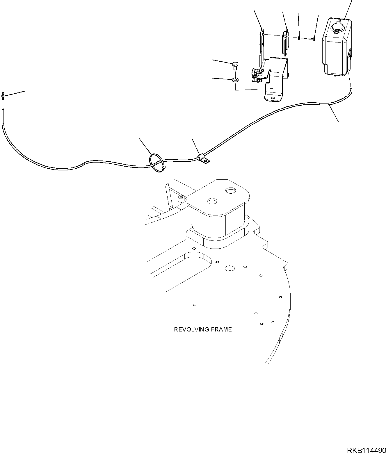 Кронштейн 227-46-31871 KOMATSU