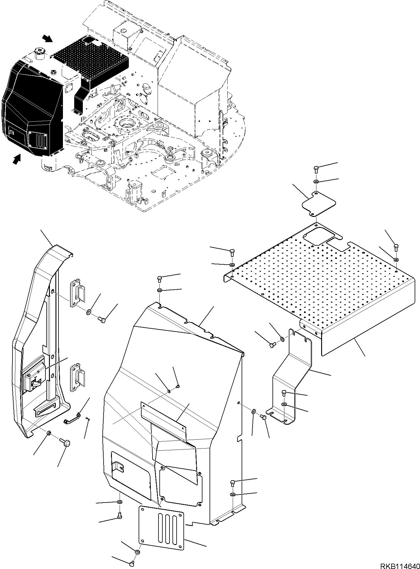 DOOR, ASSEMBLY 227-54-31371 KOMATSU