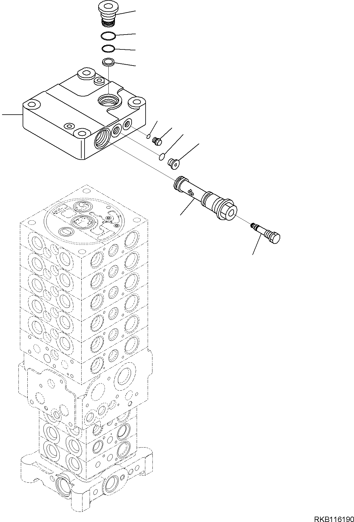 CONTROL VALVE, ASSEMBLY 723-59-21300 KOMATSU