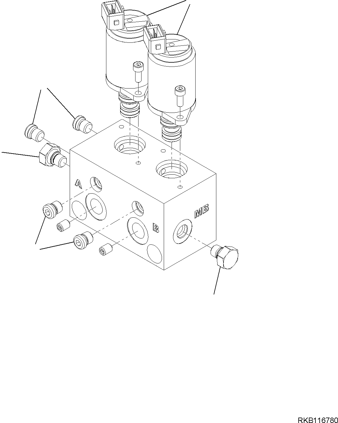 PRESSURE CONTROL VALVE 22J-60-R6200 KOMATSU