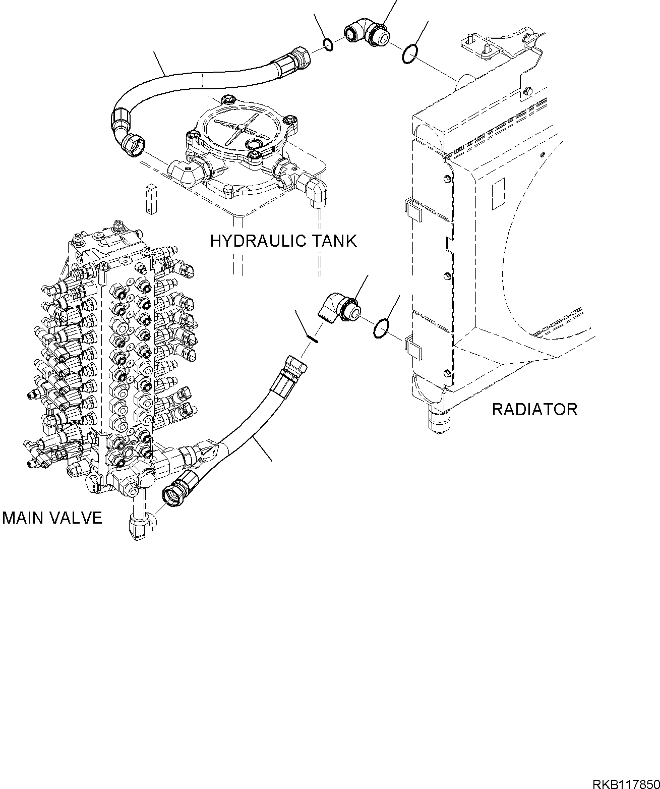 Шланг 22E-62-31690 KOMATSU