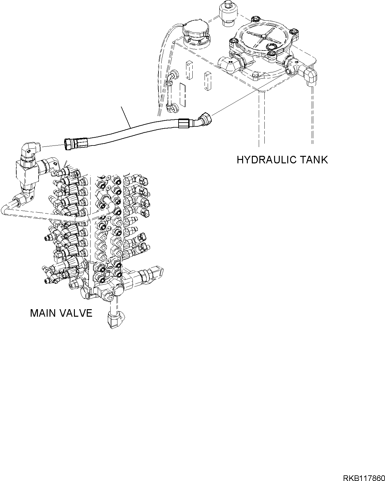 Шланг 22E-62-31601 KOMATSU
