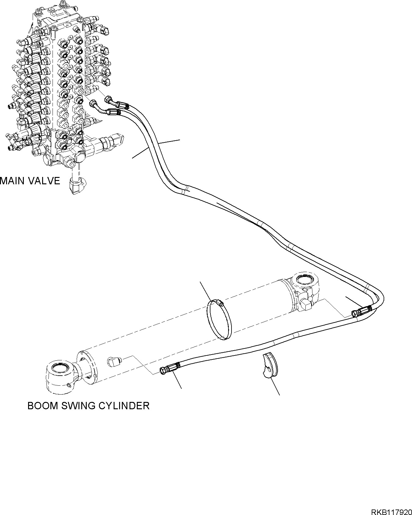 HOSE, ASSEMBLY 22E-62-32720 KOMATSU