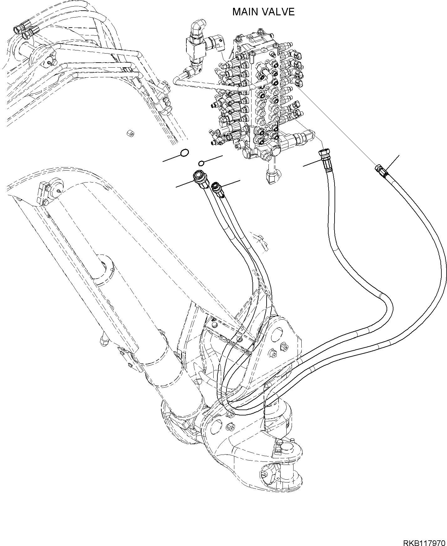 HOSE, ASSEMBLY 22E-62-32590 KOMATSU