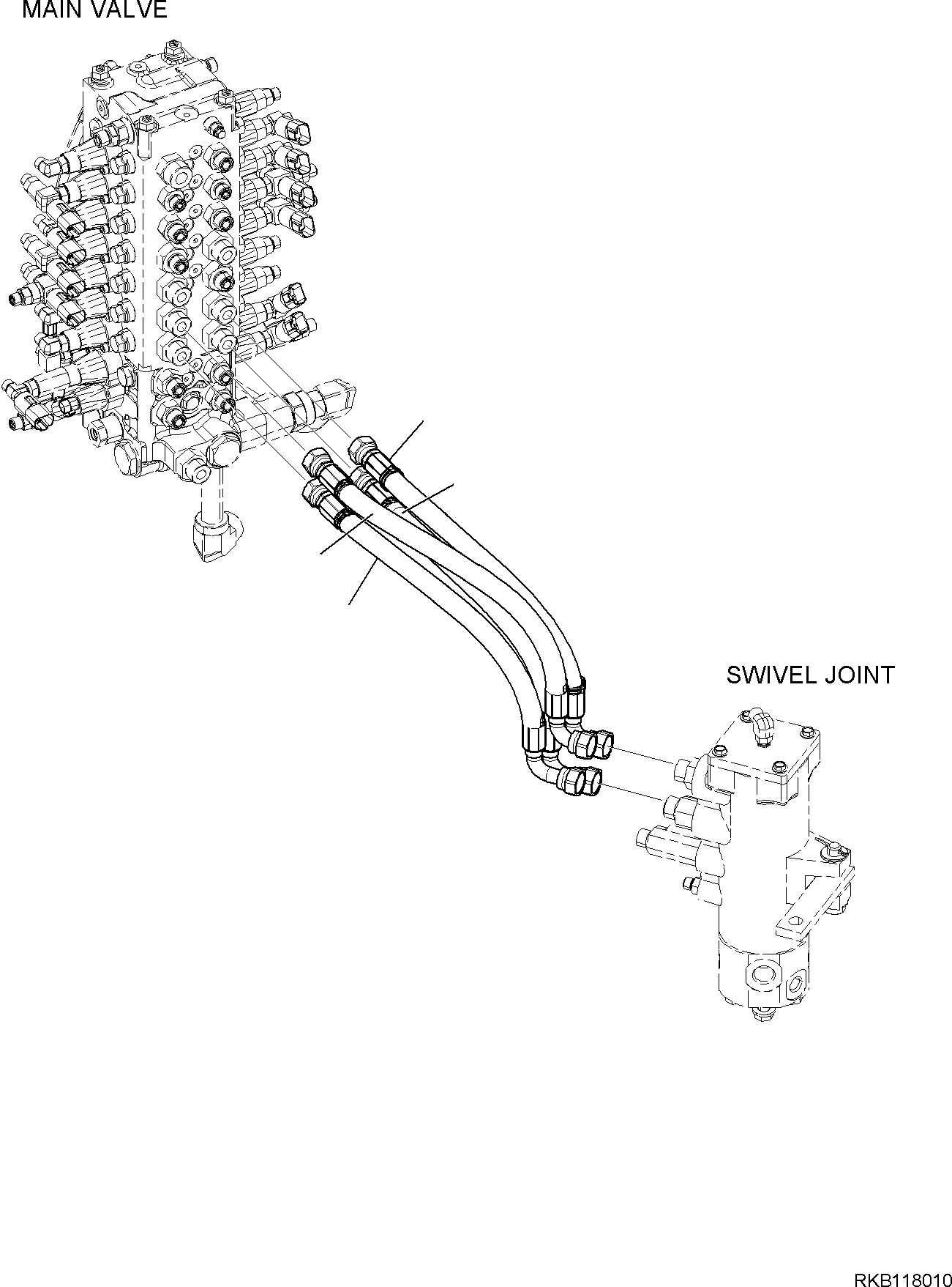 HOSE, ASSEMBLY 22E-62-33170 KOMATSU