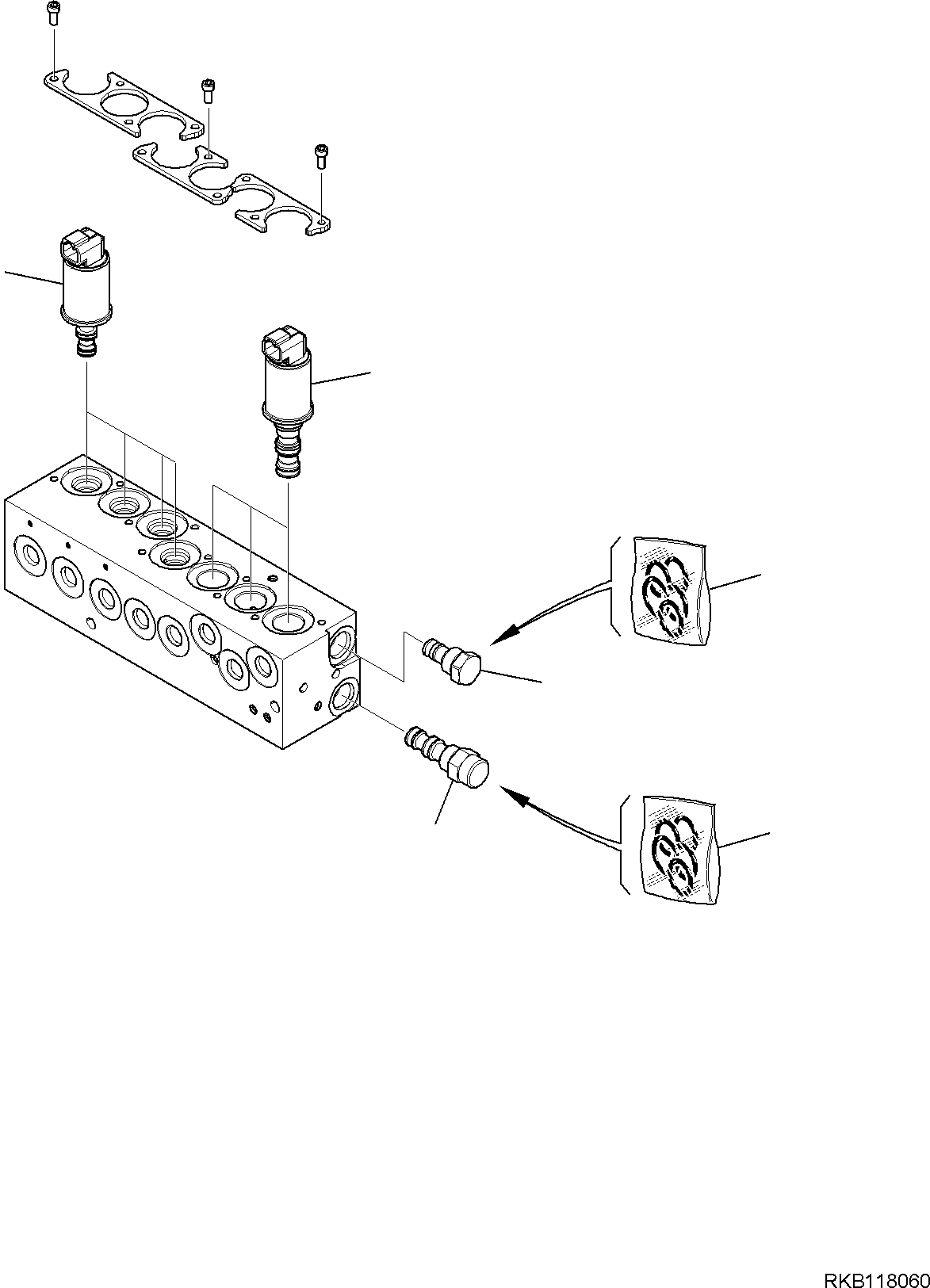 SOLENOID VALVE, ASSEMBLY 22E-60-31020 KOMATSU