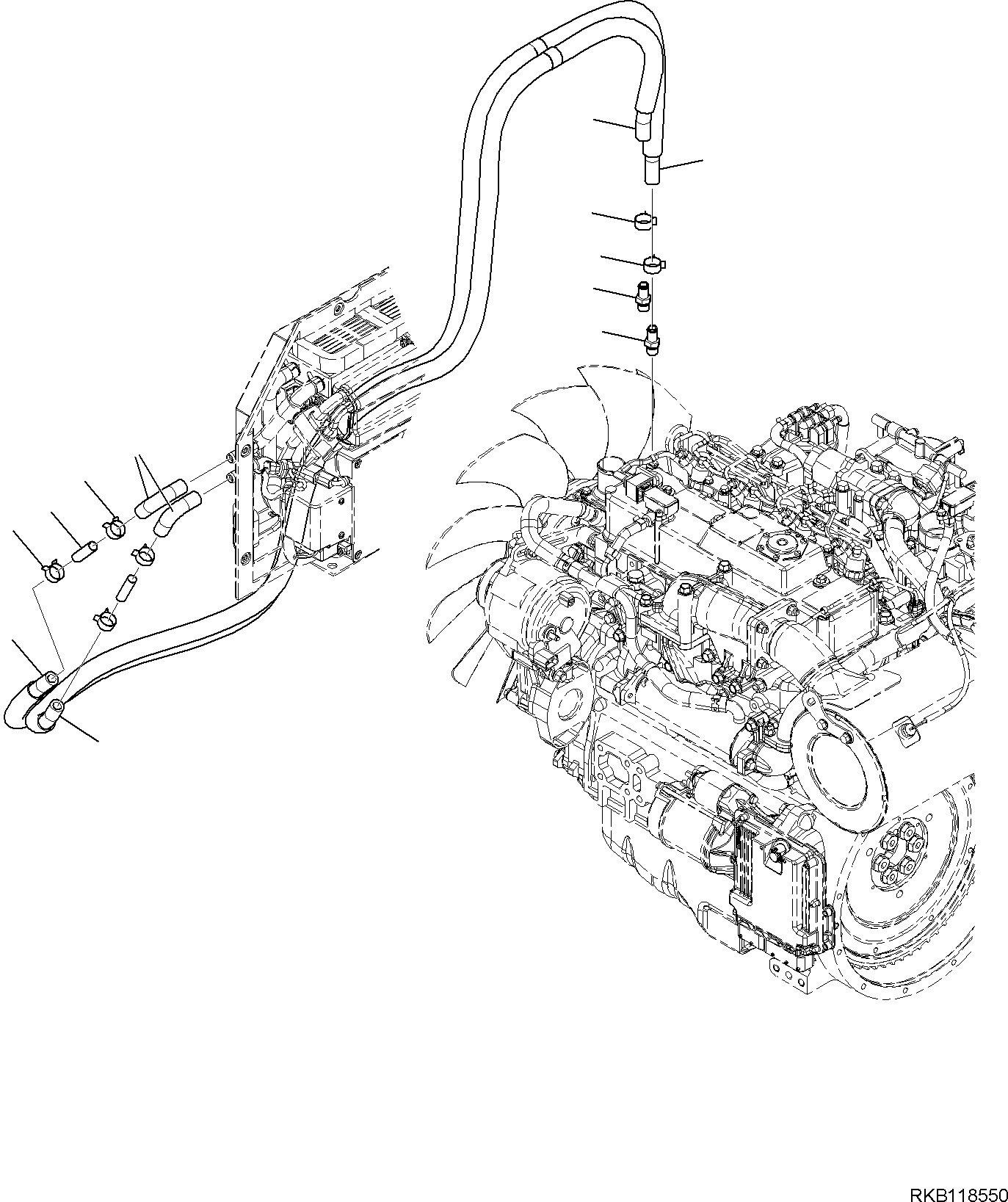 Шланг 22E-979-3240 KOMATSU