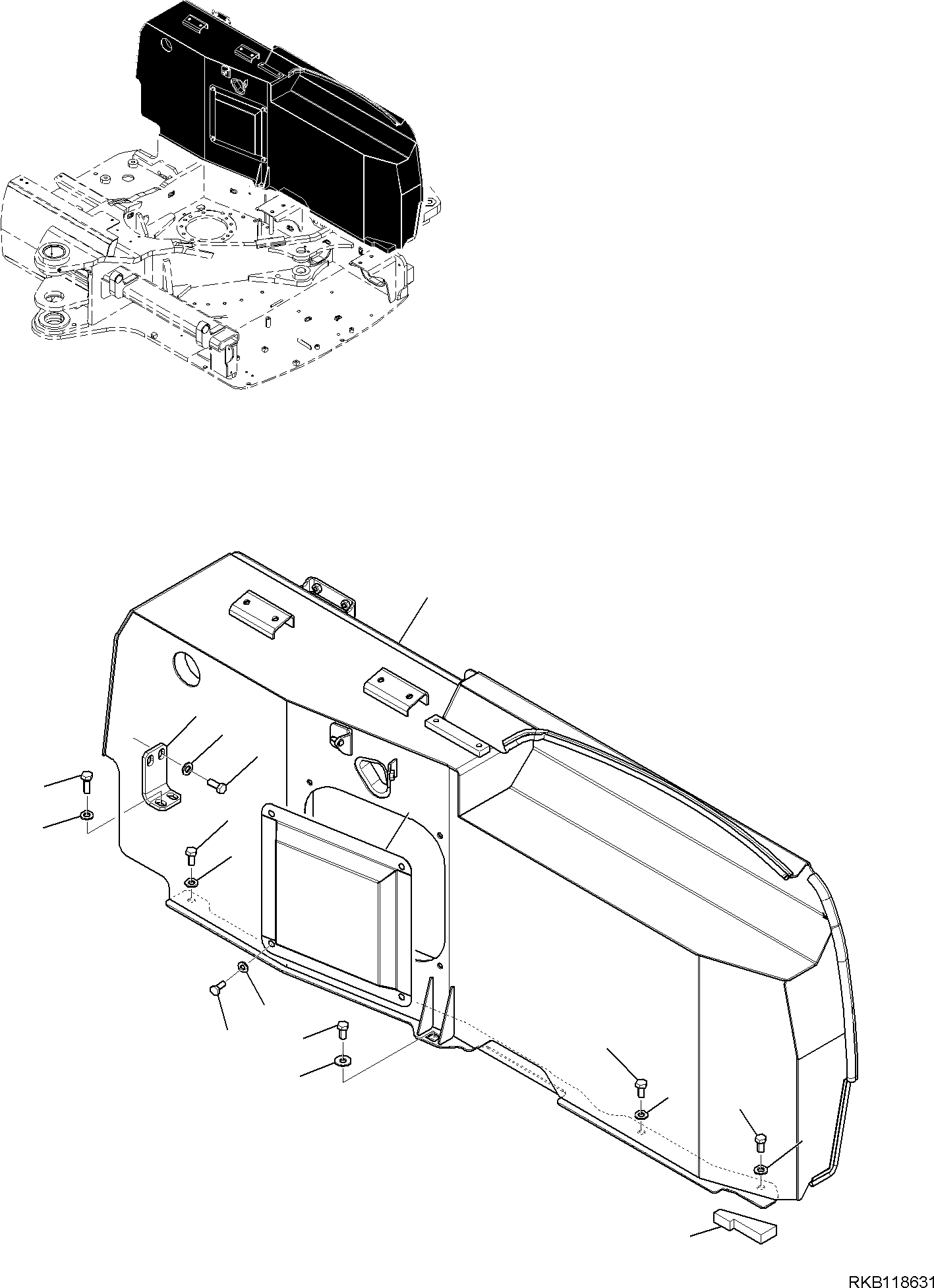 Лист 22E-54-31770 KOMATSU