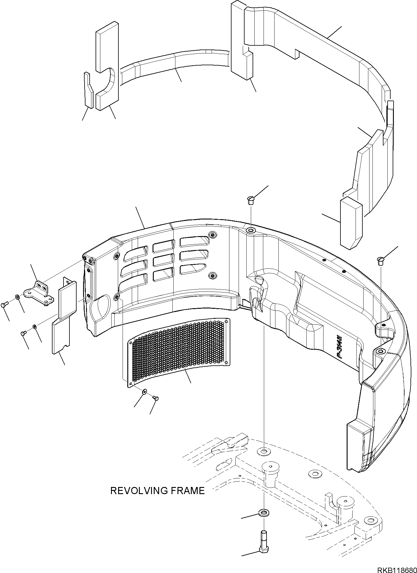 COUNTERWEIGHT 22E-46-31411 KOMATSU