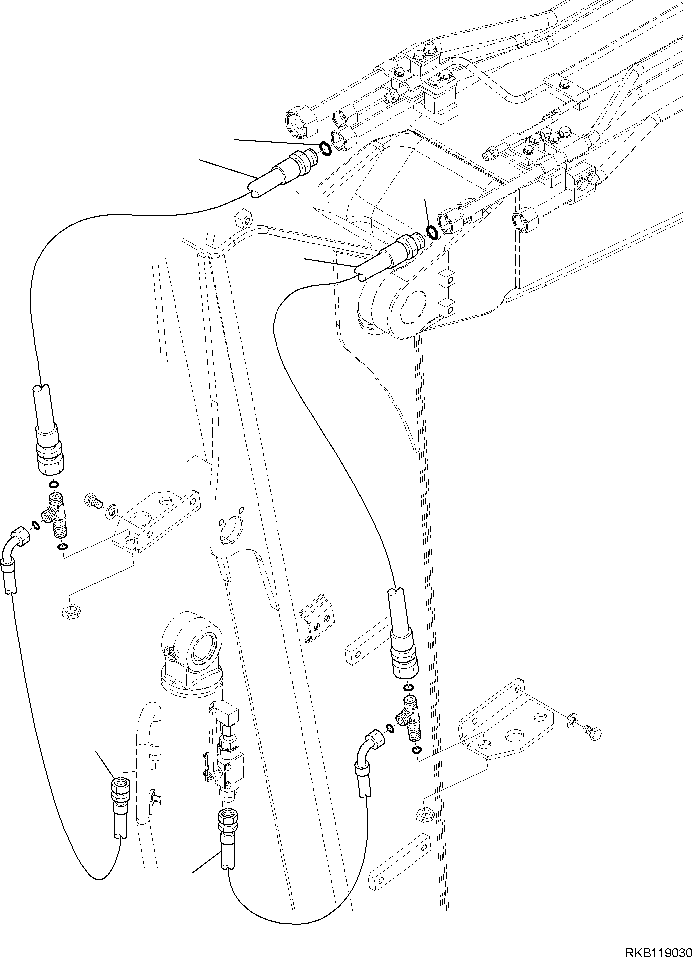 Шланг 22E-62-21581 KOMATSU