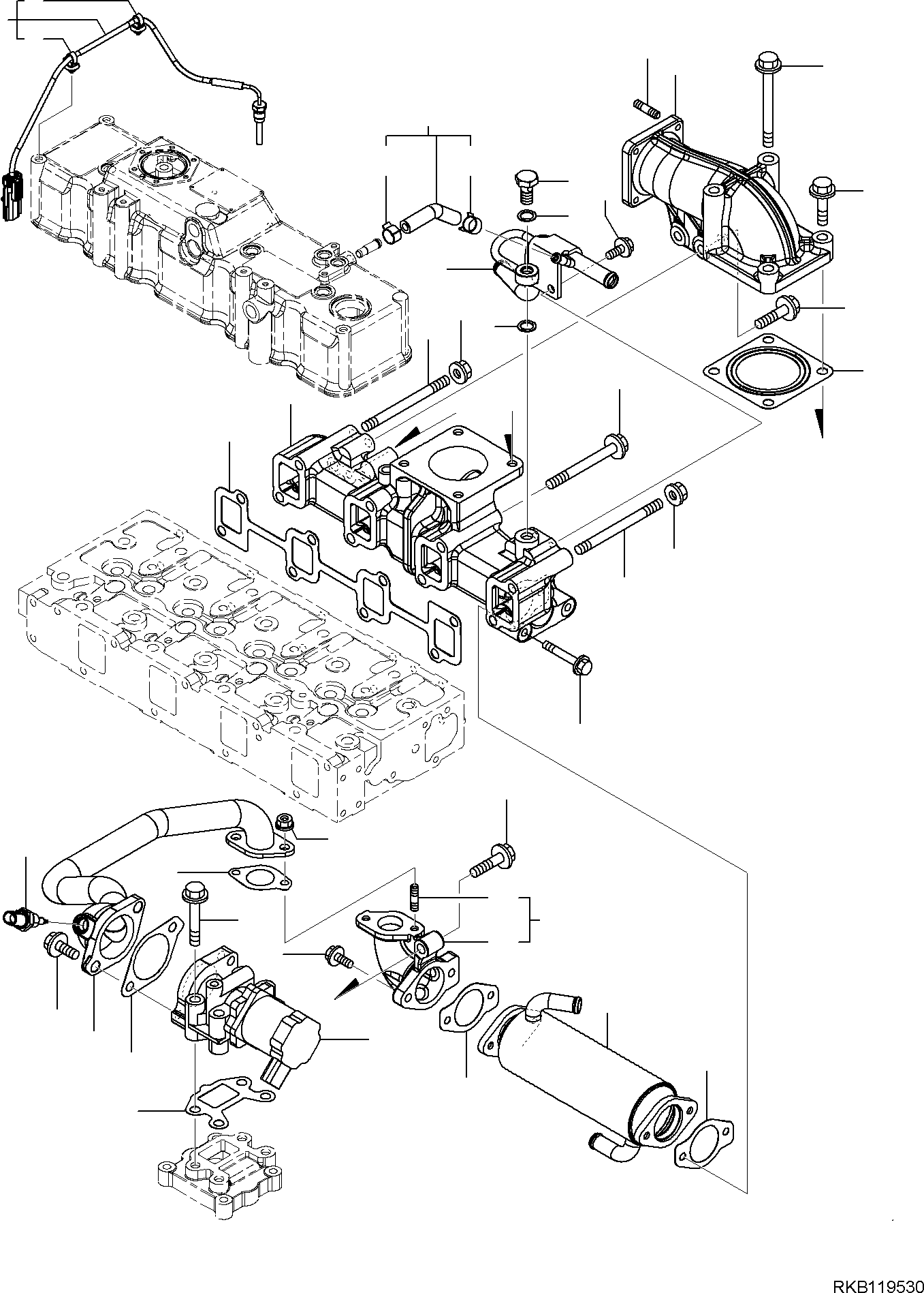Болт YM129F01-13640 KOMATSU
