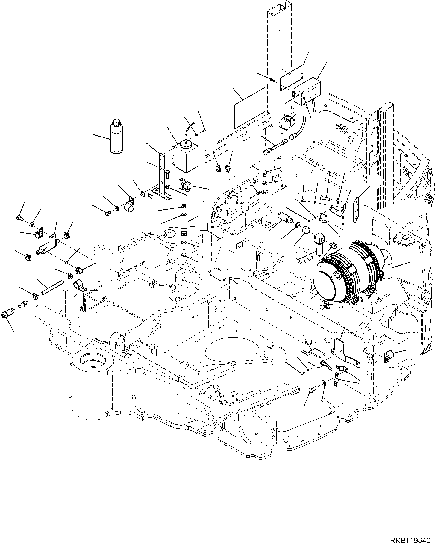 Кронштейн 22N-09-R1440 KOMATSU