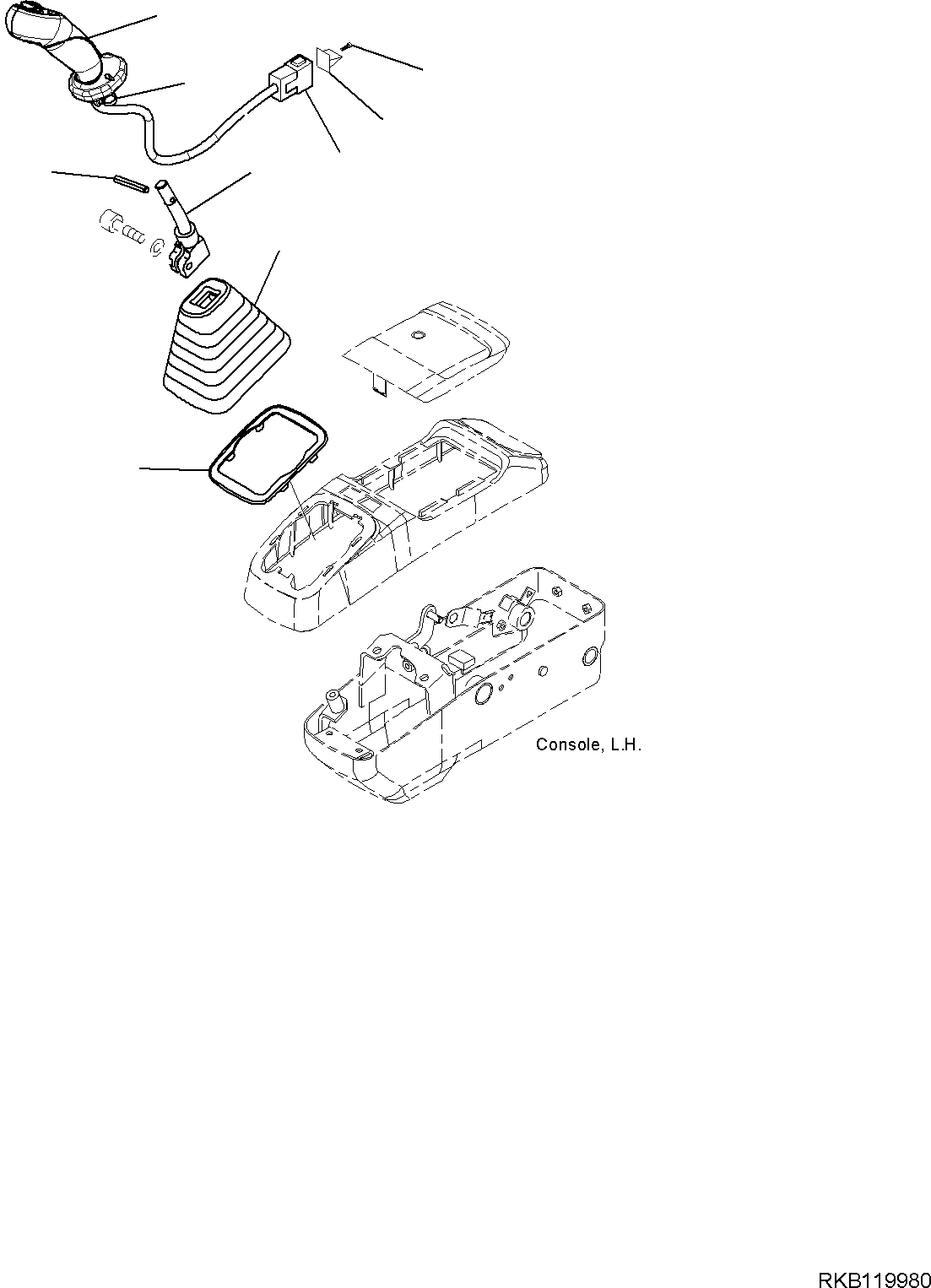 LEVER, ASSEMBLY \0\ 22N-958-3401 KOMATSU