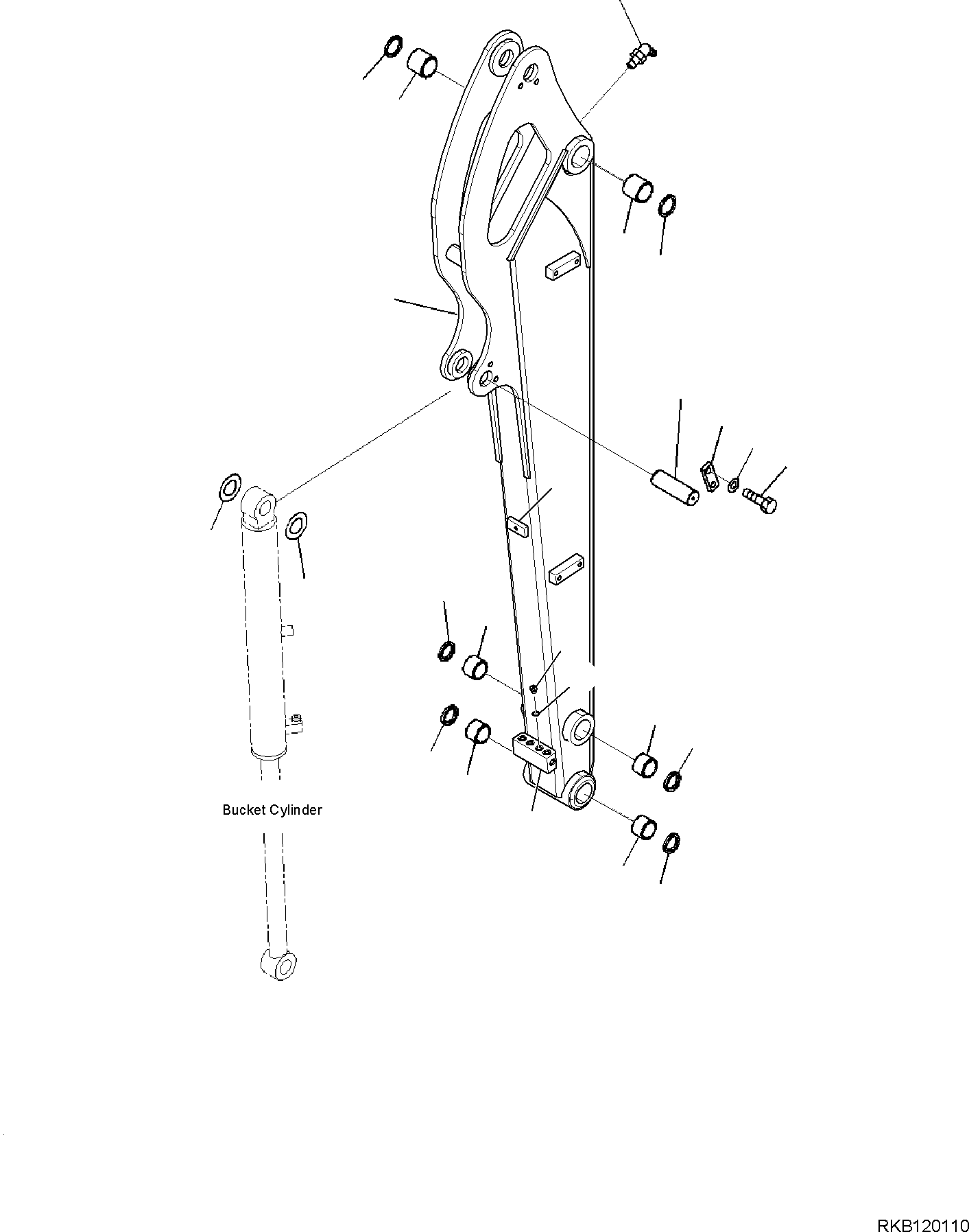 ARM, ASSEMBLY 22L-943-4010 KOMATSU
