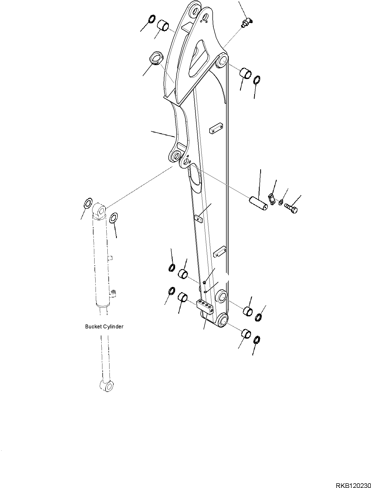 ARM, ASSEMBLY 22F-943-3910 KOMATSU