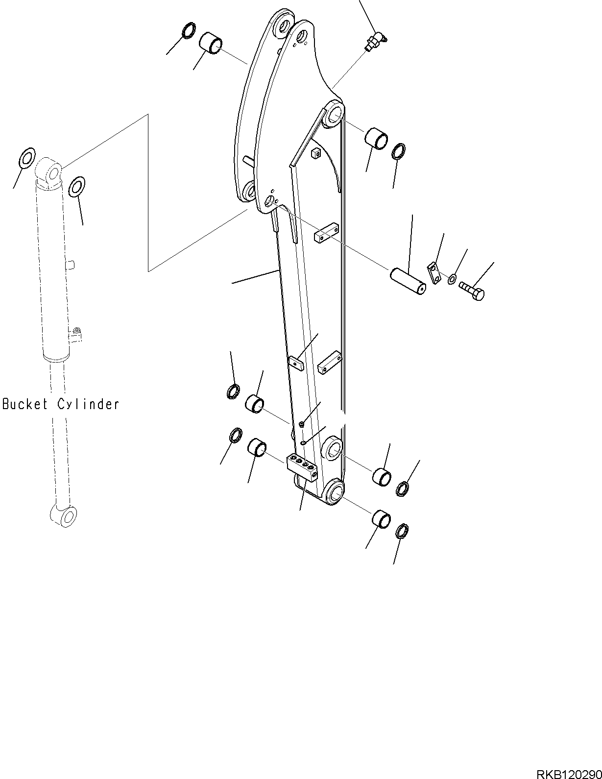 ARM, ASSEMBLY 22F-973-4410 KOMATSU
