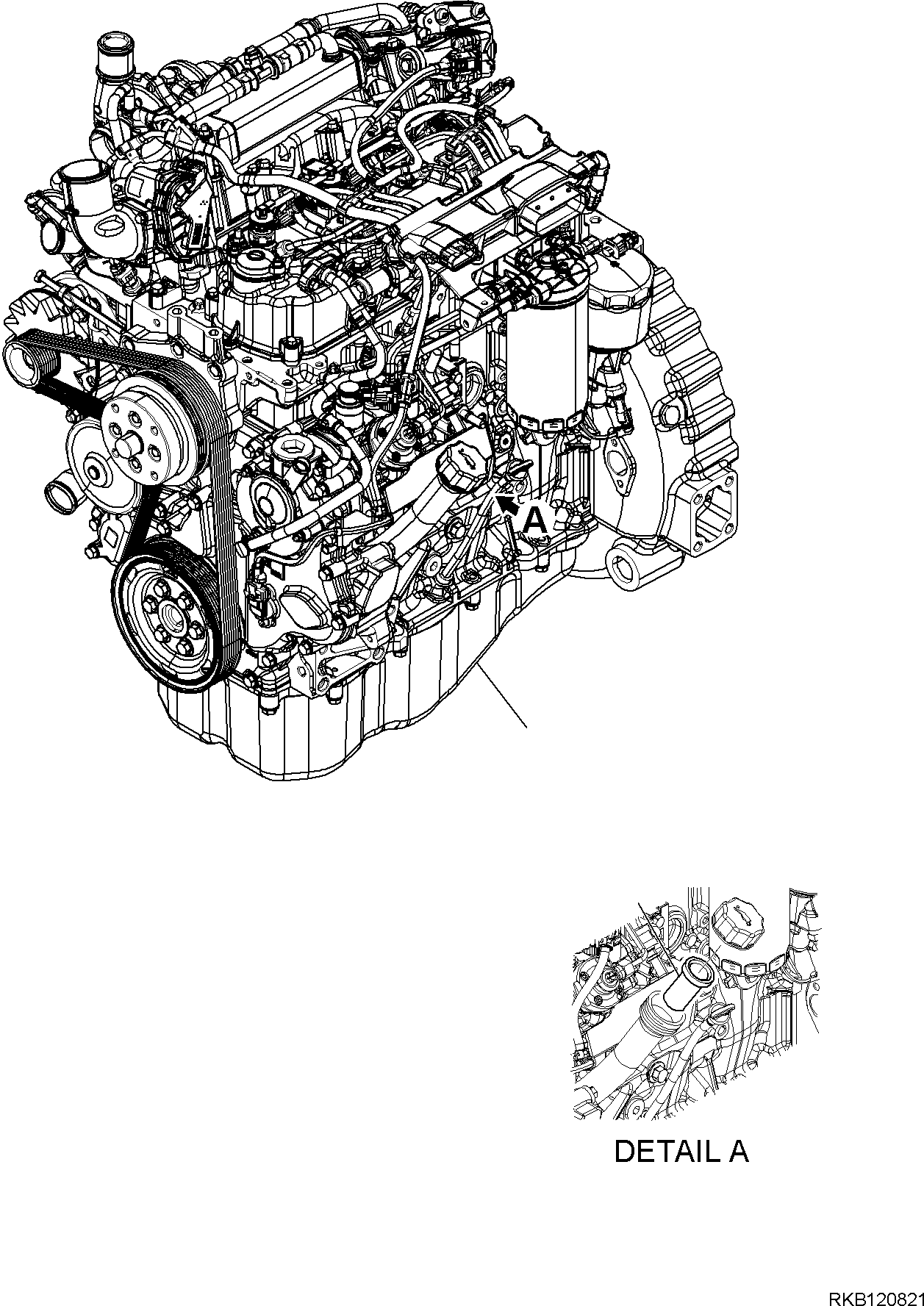 ENGINE, ASSEMBLY (42N-01-31380) KOMATSU