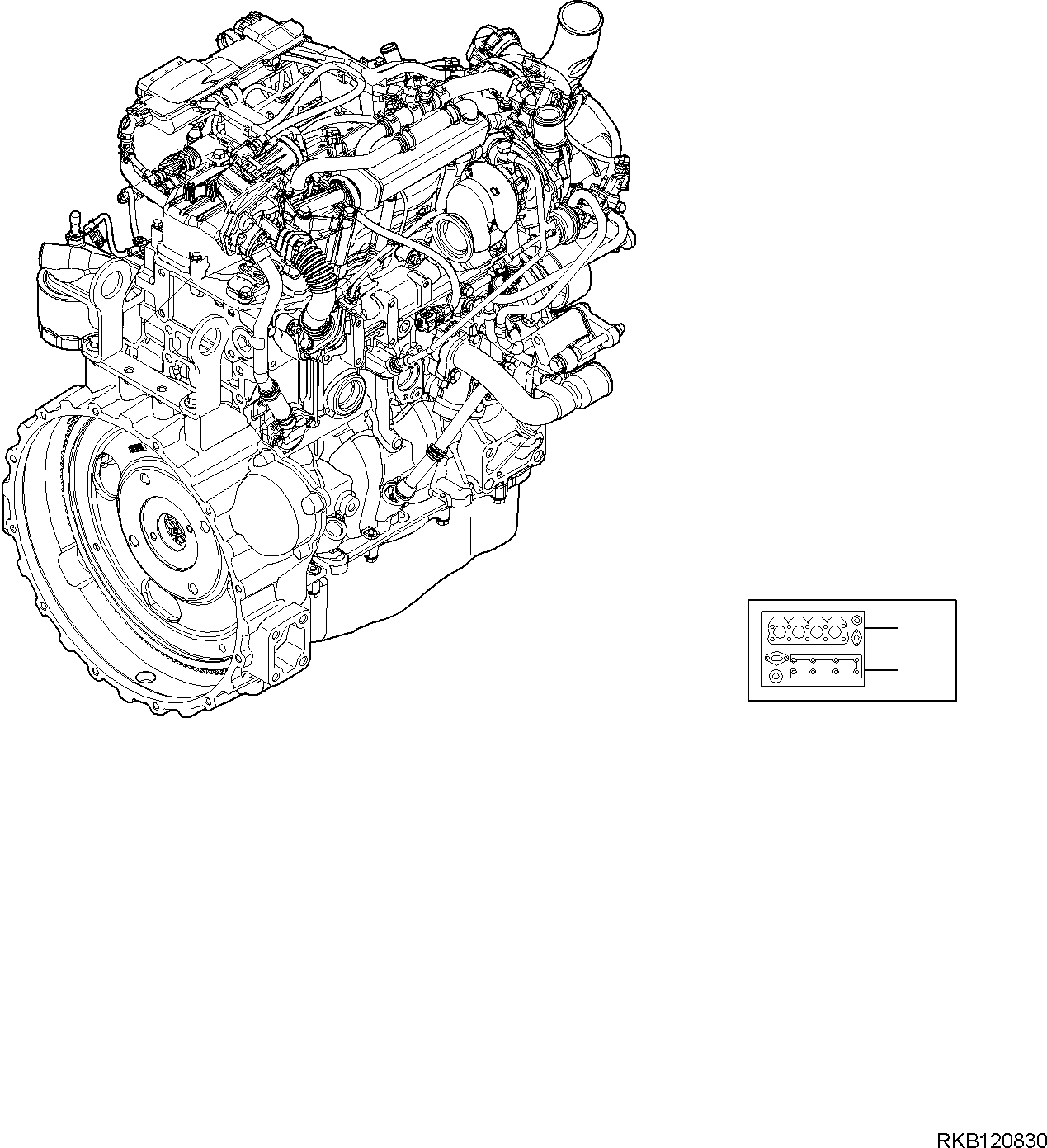 Комплект прокладок EA8099173 KOMATSU