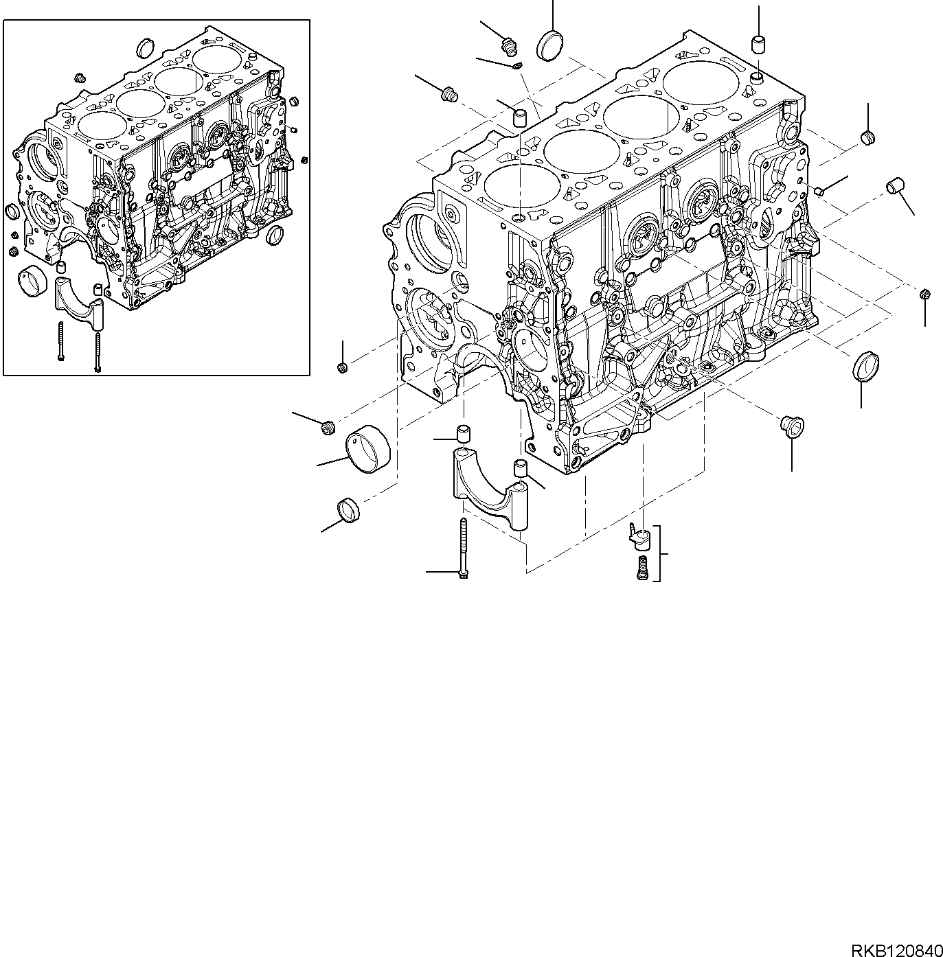 Пробка EA16990970 KOMATSU