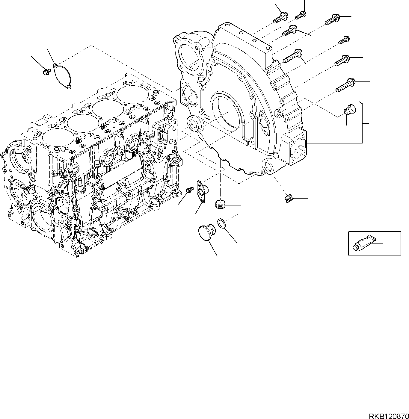Крышка EA4895155 KOMATSU