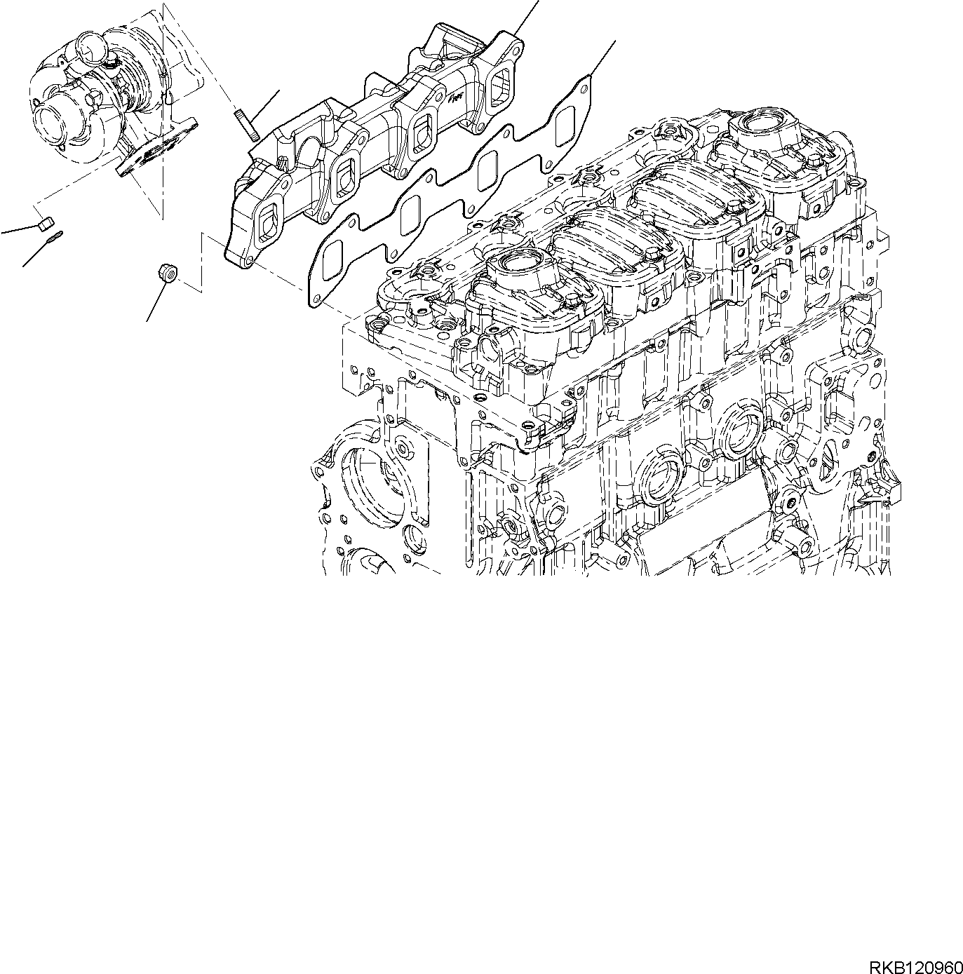Прокладка EA504170332 KOMATSU
