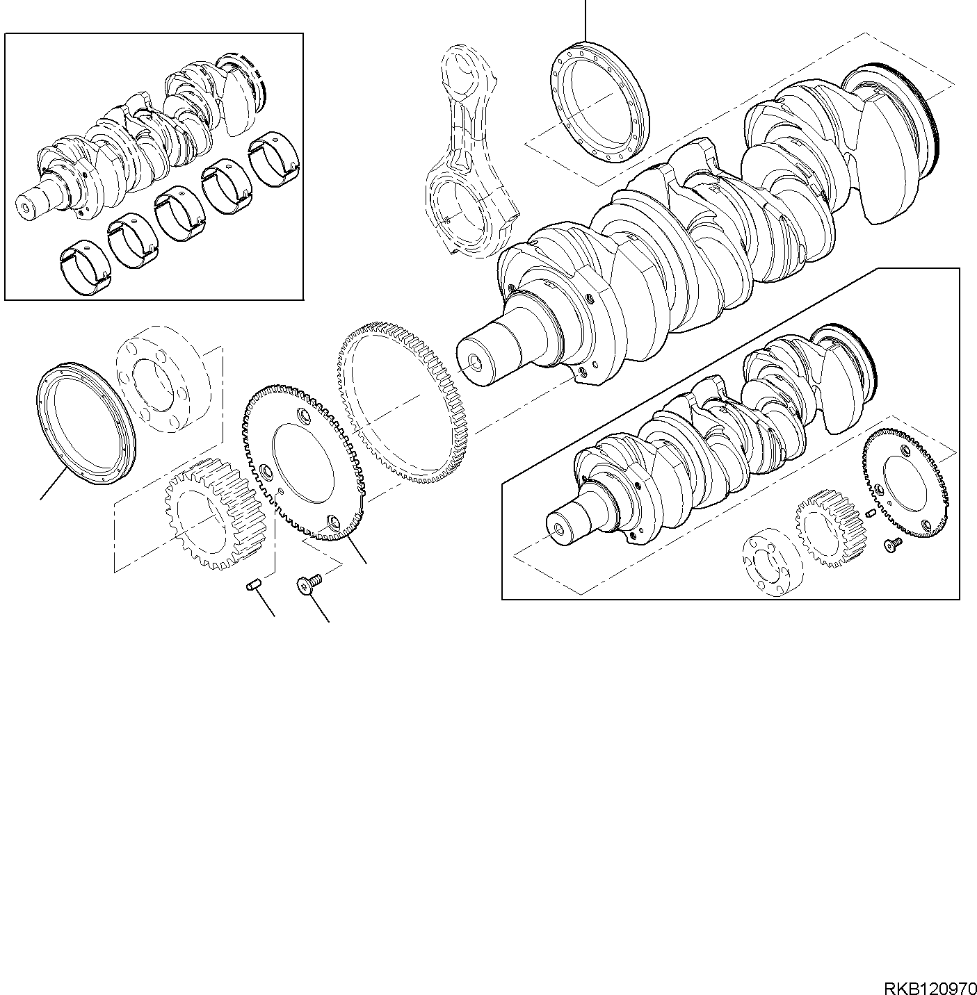 Уплотнение вала EA504014232 KOMATSU
