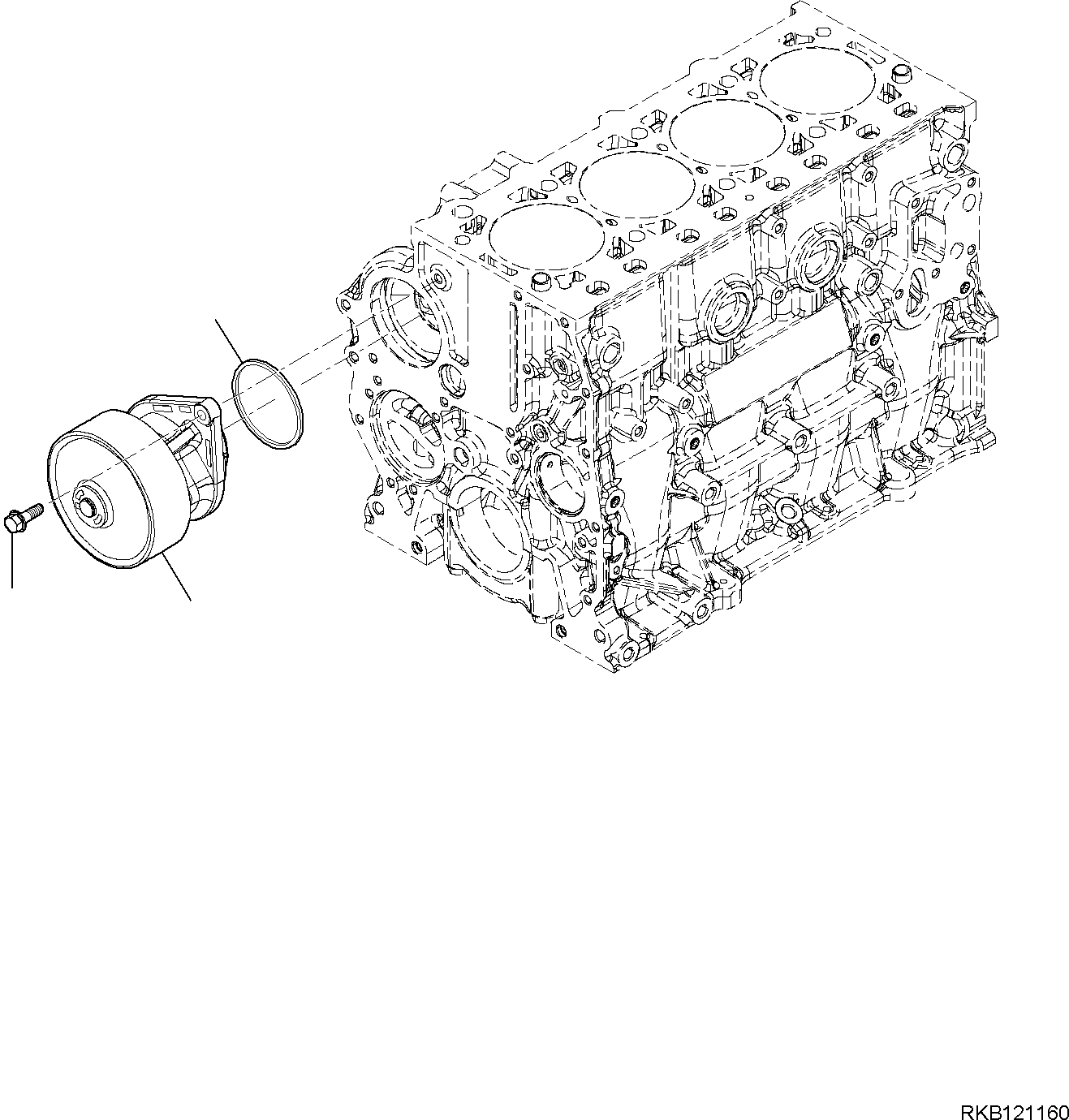 Прокладка EA504062856 KOMATSU